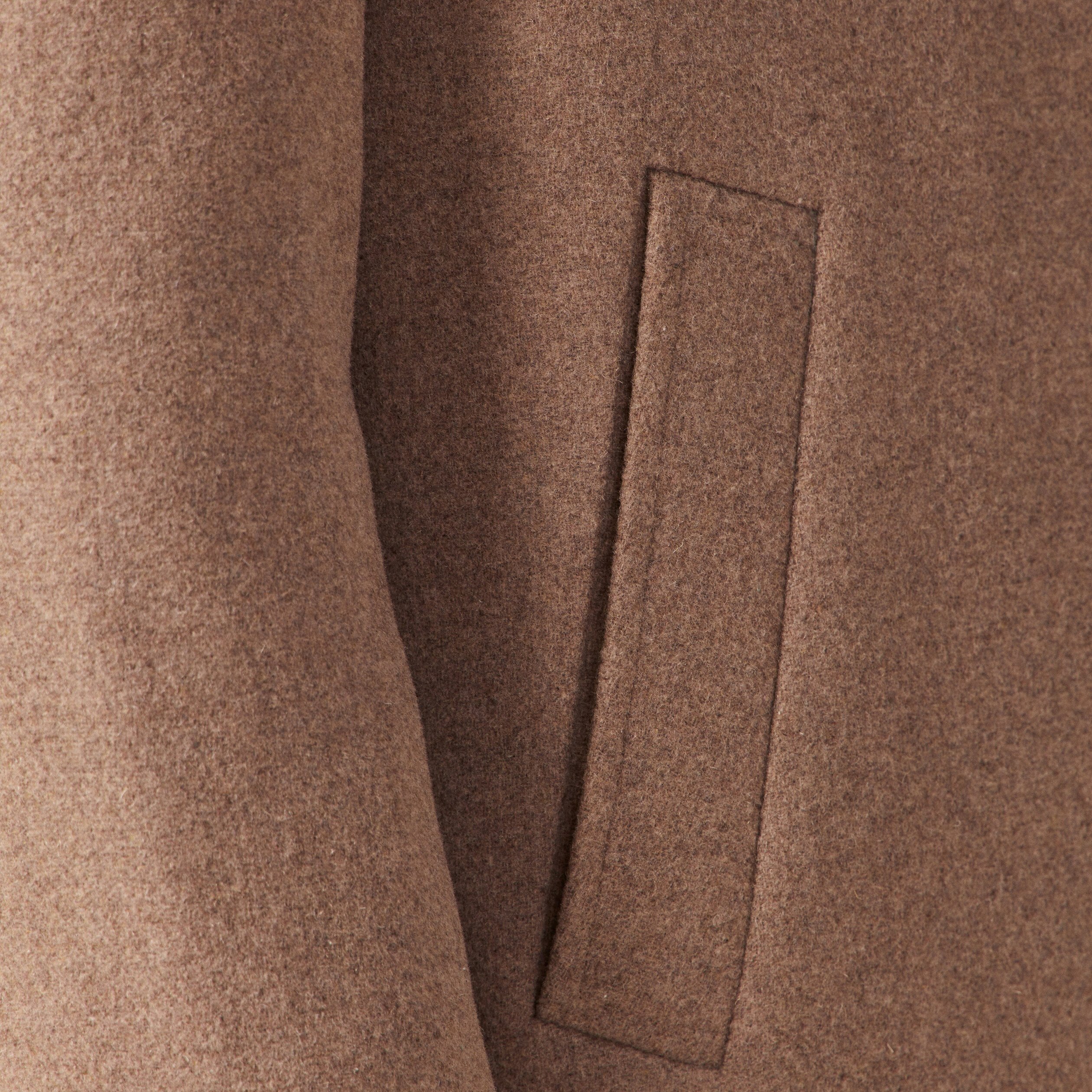 Manteau avec capuche amovible vert kaki homme