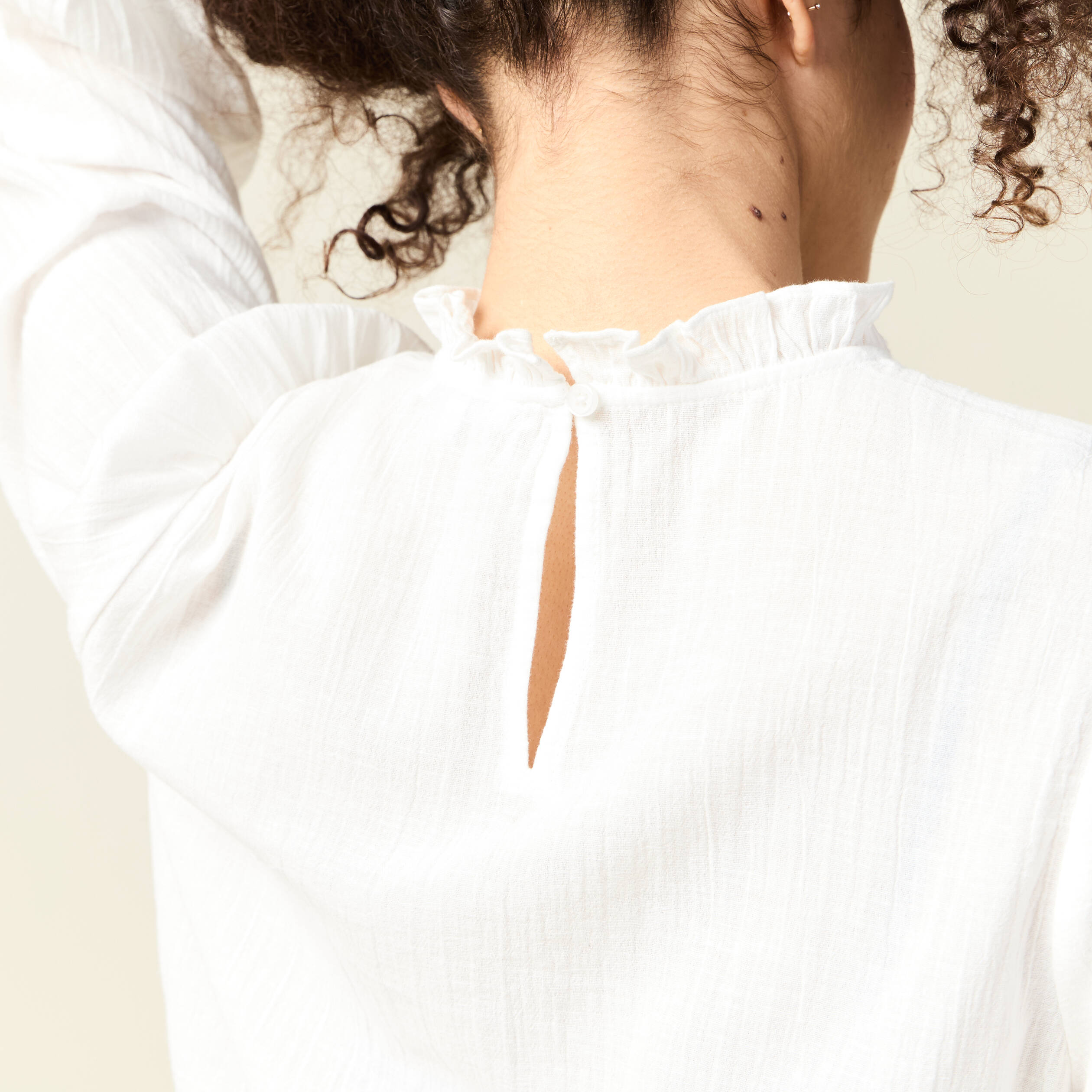 Chemise manches longues noir Fleur Vila | 3 SUISSES