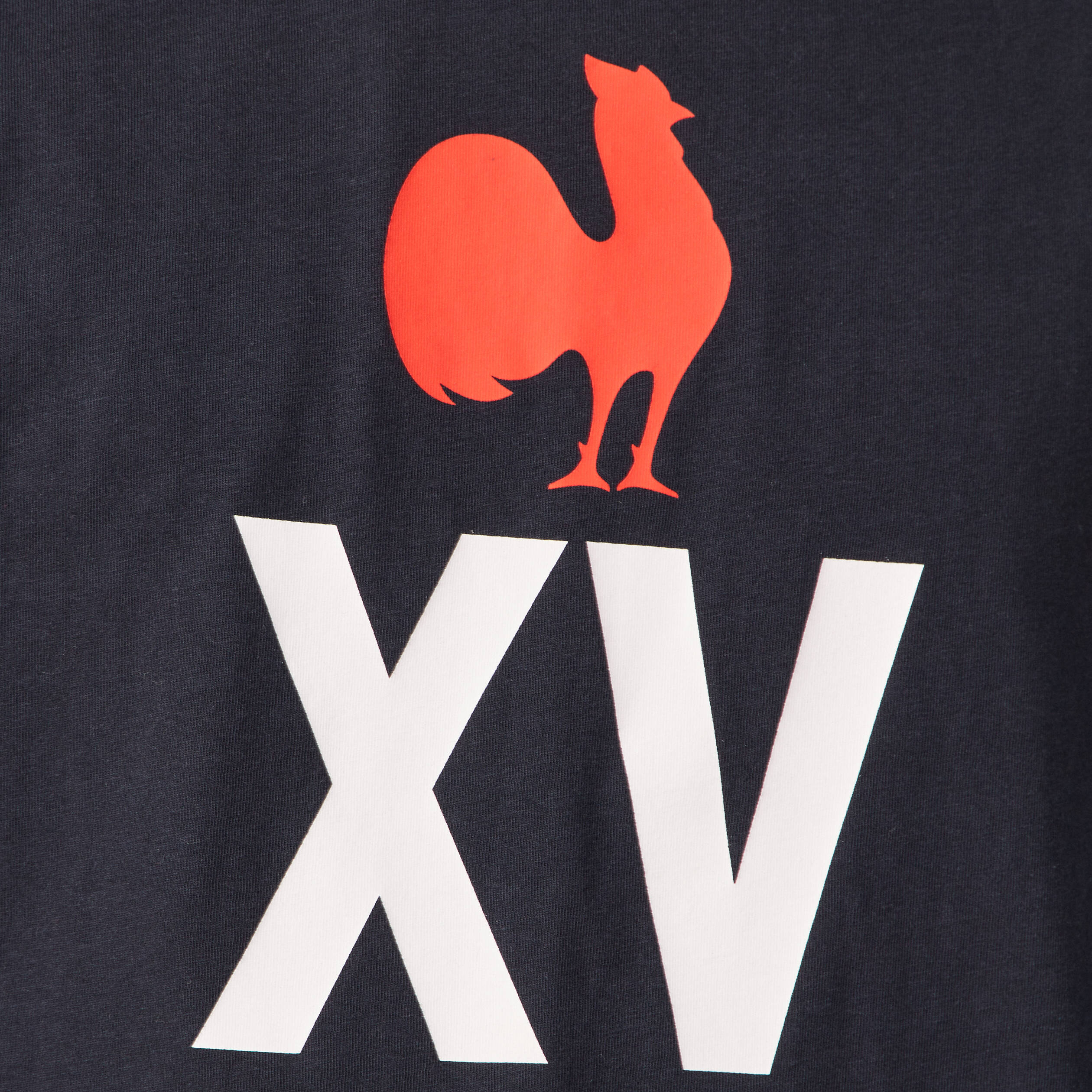 T-shirt XV de France rugby bleu marine homme