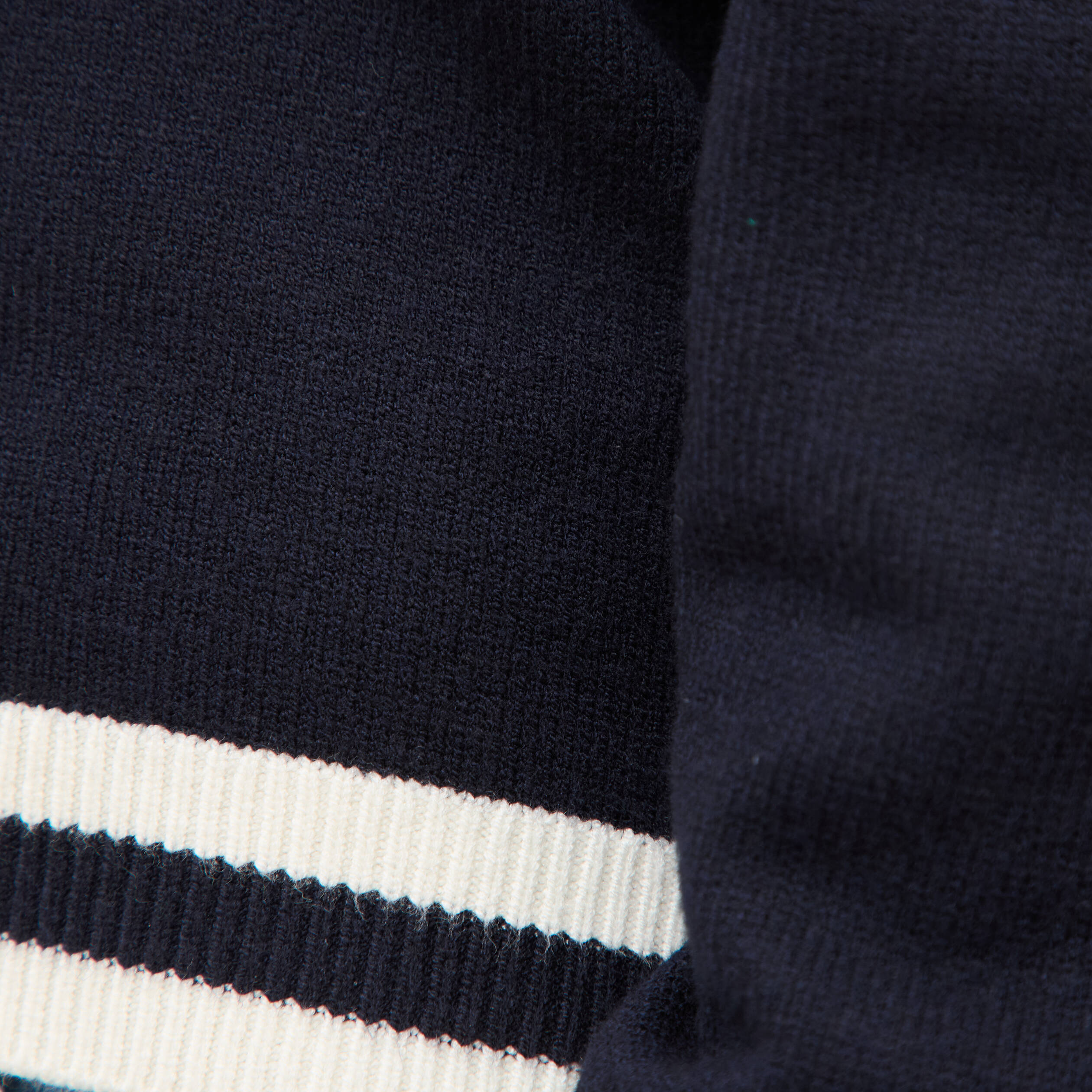 Pull manches longues bleu fonc&eacute; femme