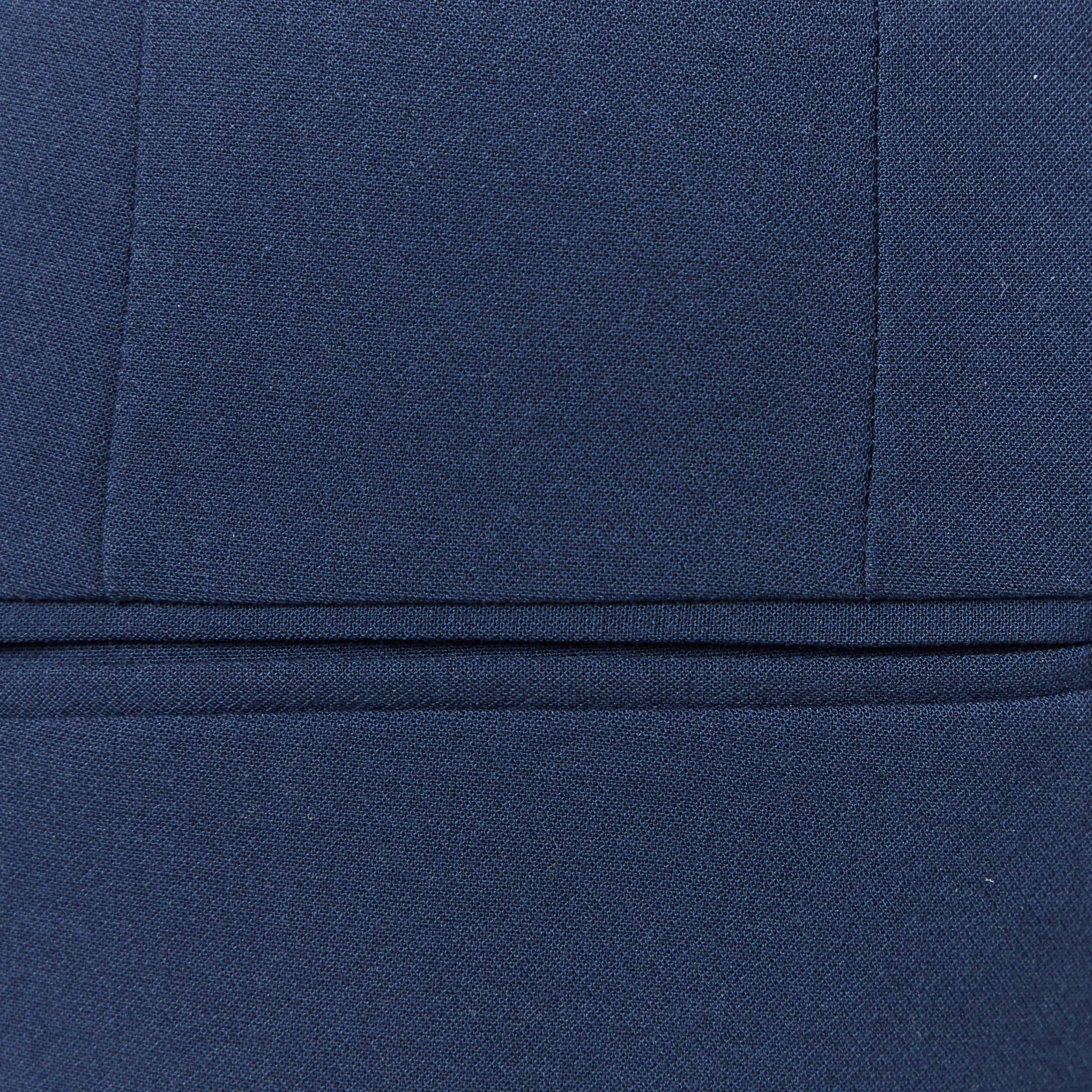 Pantalon slim cigarette bleu marine homme