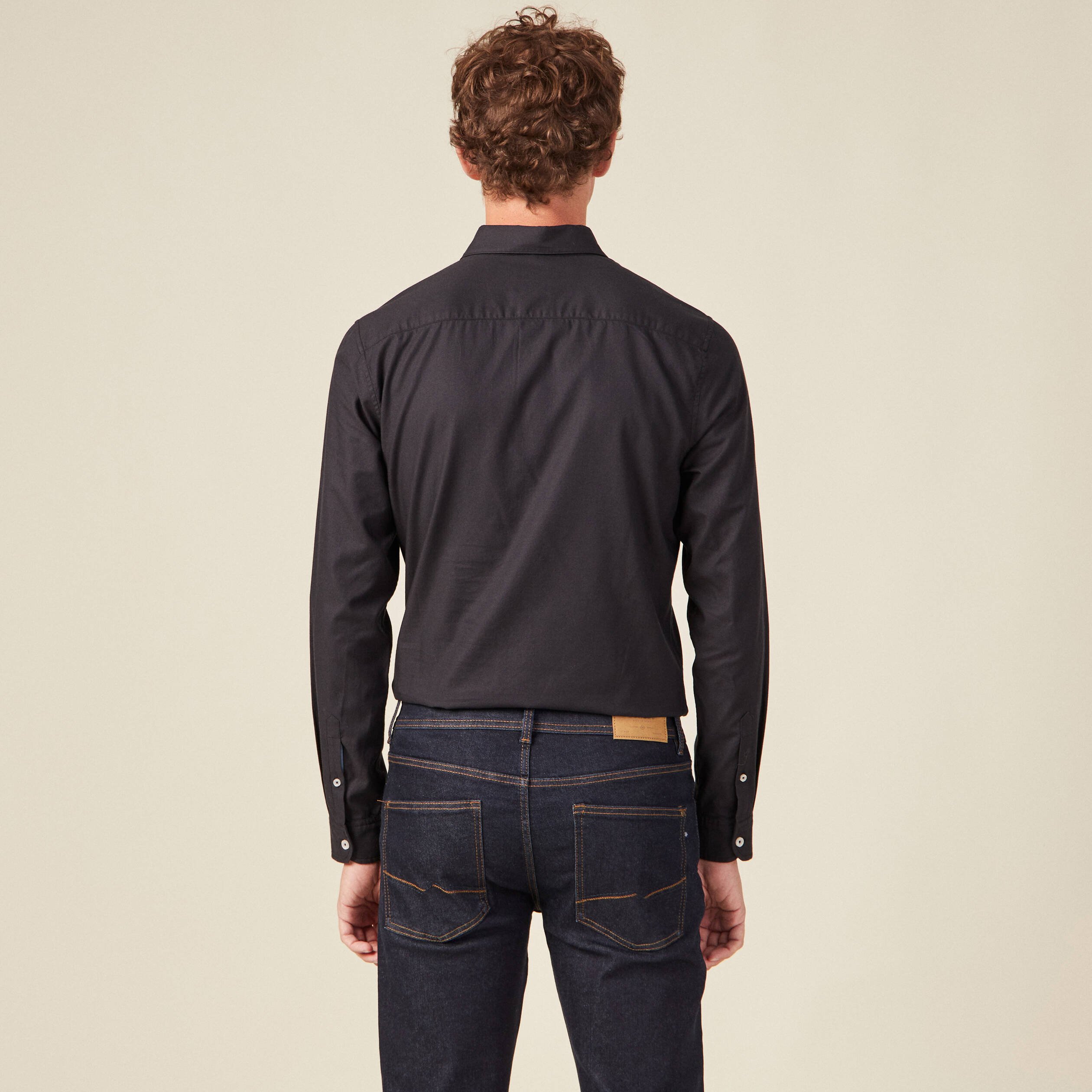 chemise eco responsable noir homme Chemise éco-responsable noir homme