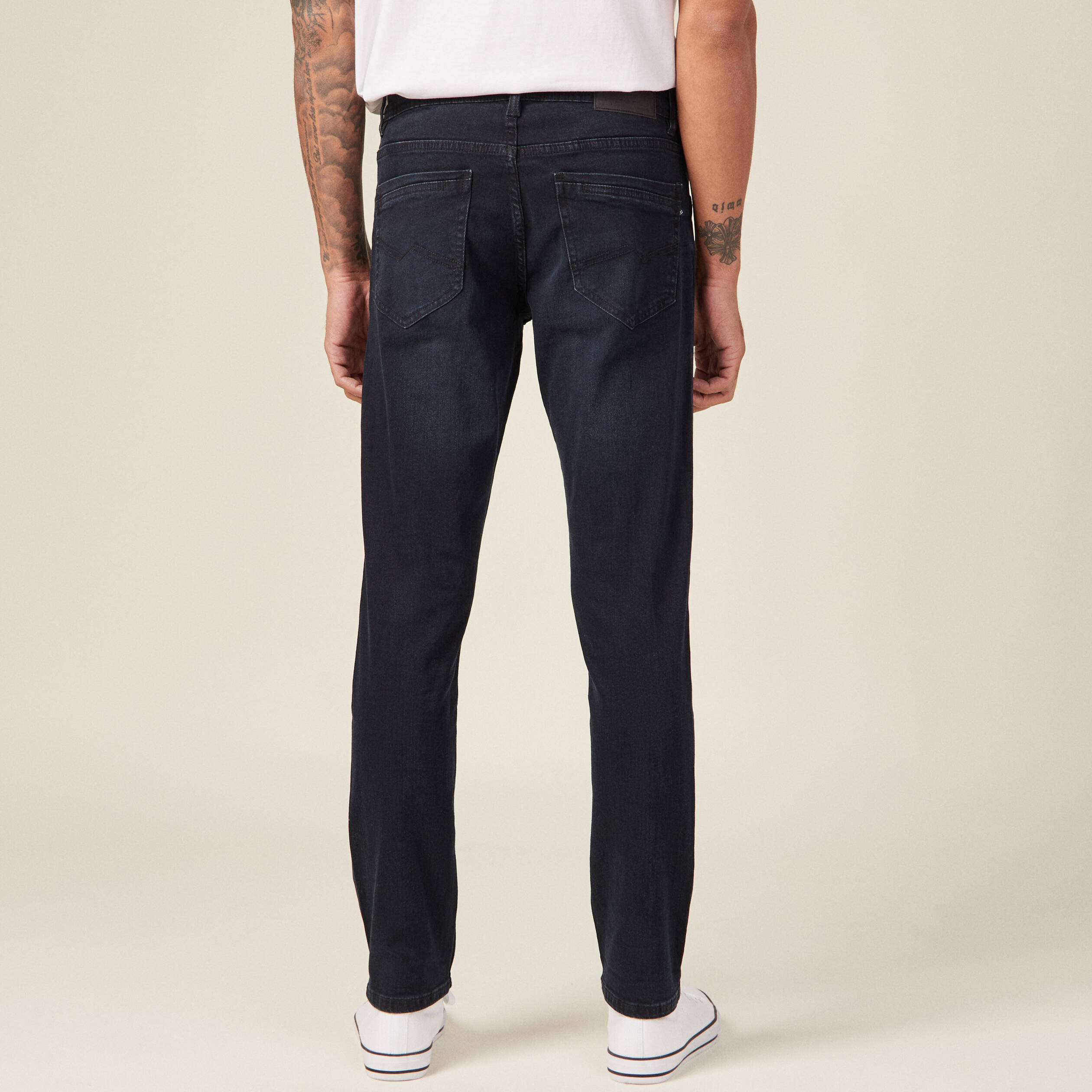 jeans slim eco responsable denim blue black homme Jeans slim éco-responsable denim blue black homme