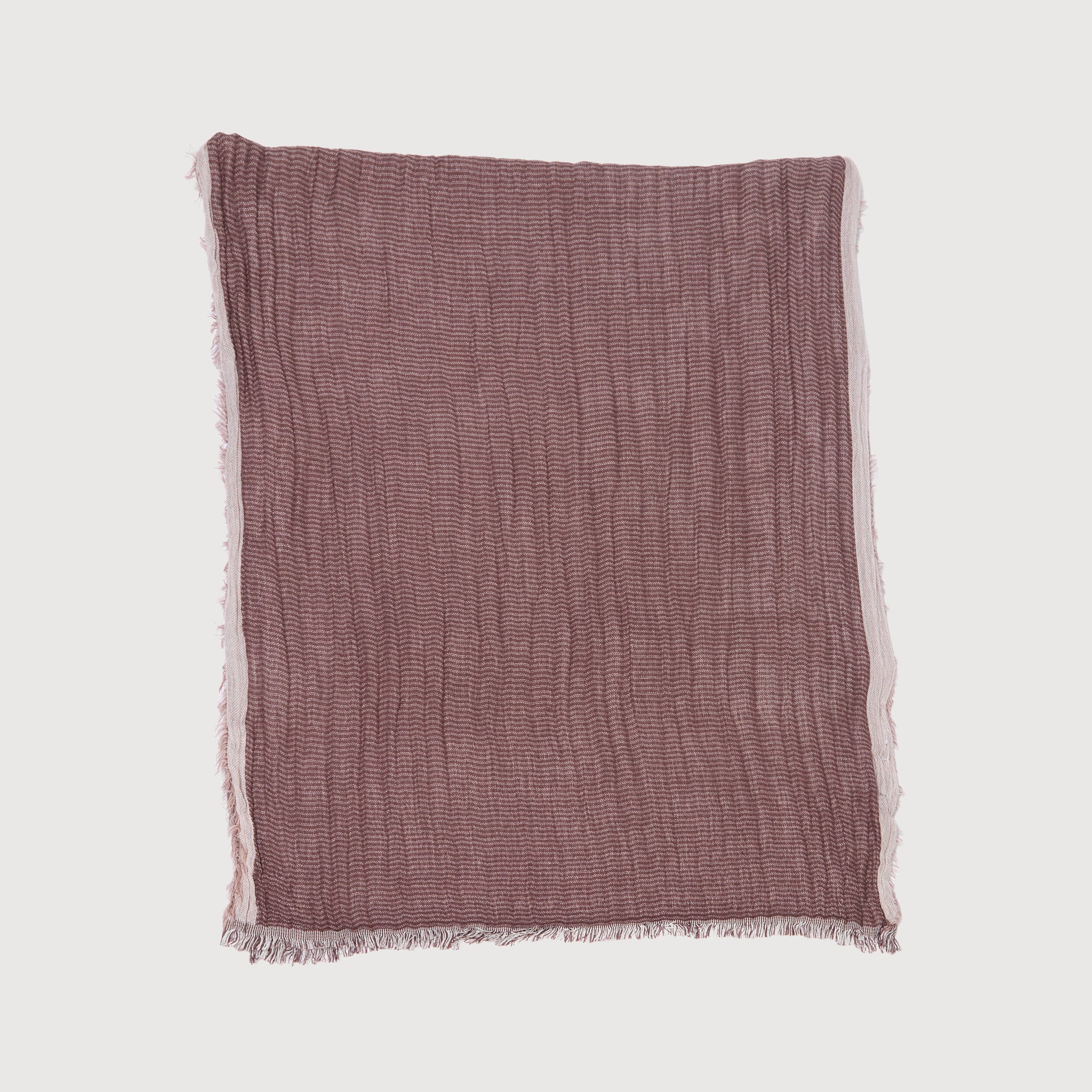Foulard froiss&eacute; bordeaux homme