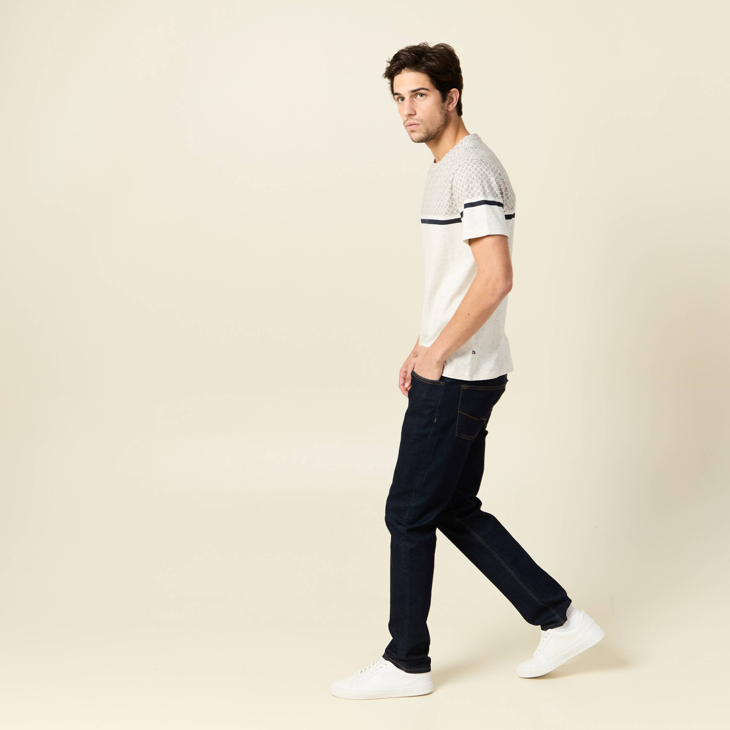t shirt manches courtes marron fonce homme T-shirt manches courtes marron foncé homme