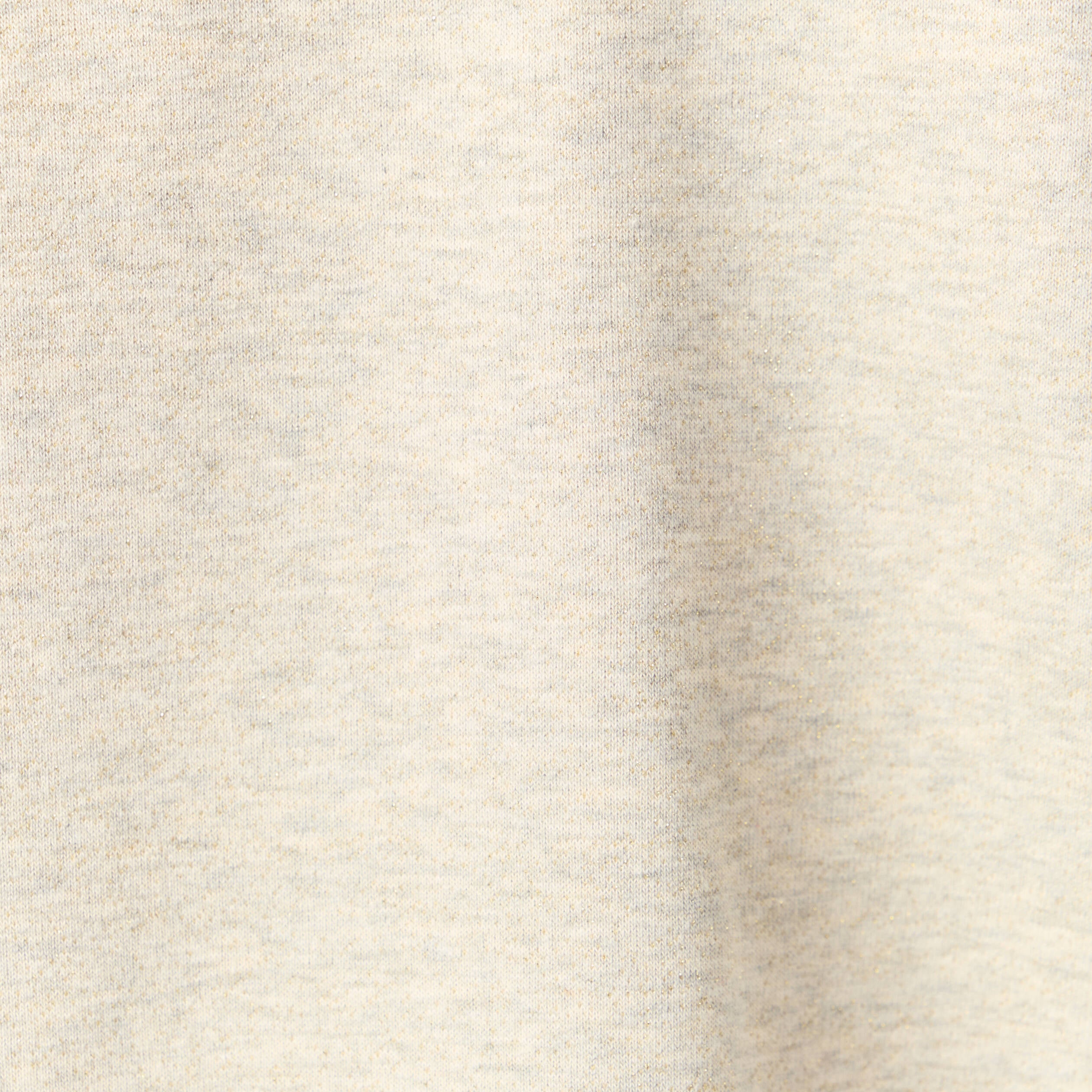 Sweat &agrave; capuche manches longues brillant gris femme