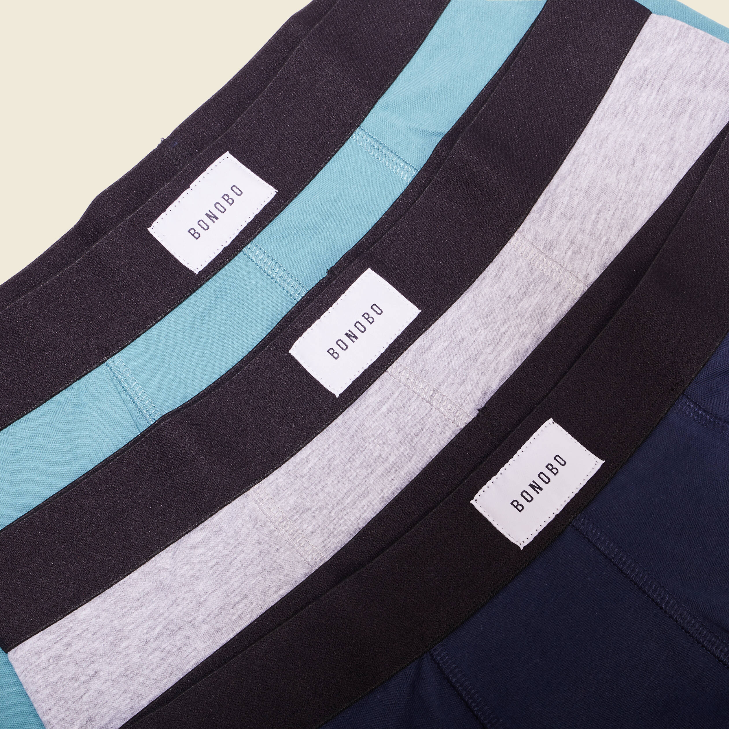 lot 3 boxers bleu petrole homme Lot 3 boxers bleu pétrole homme