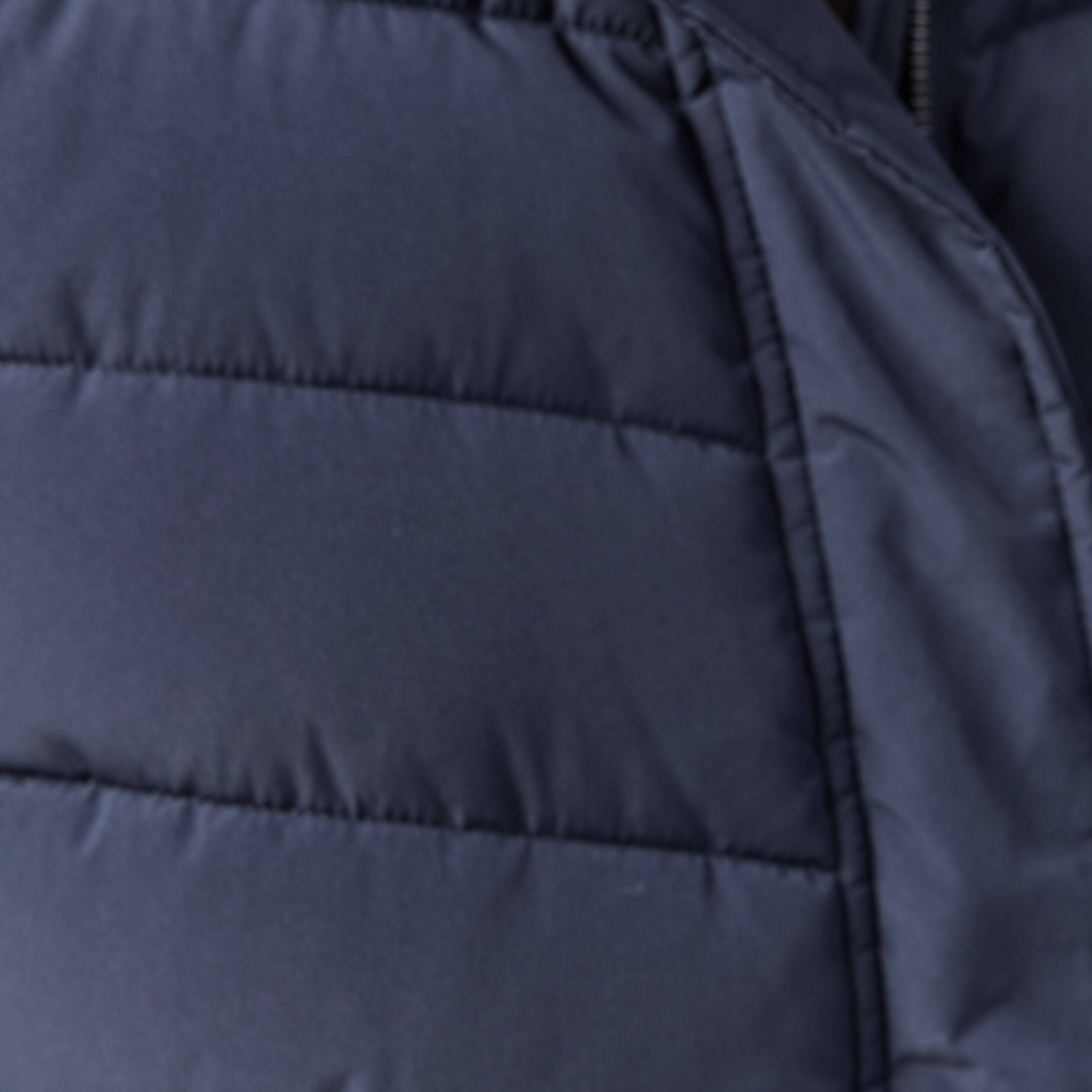 doudoune a capuche fourrure bleu fonce femme Doudoune à capuche fourrure bleu foncé femme