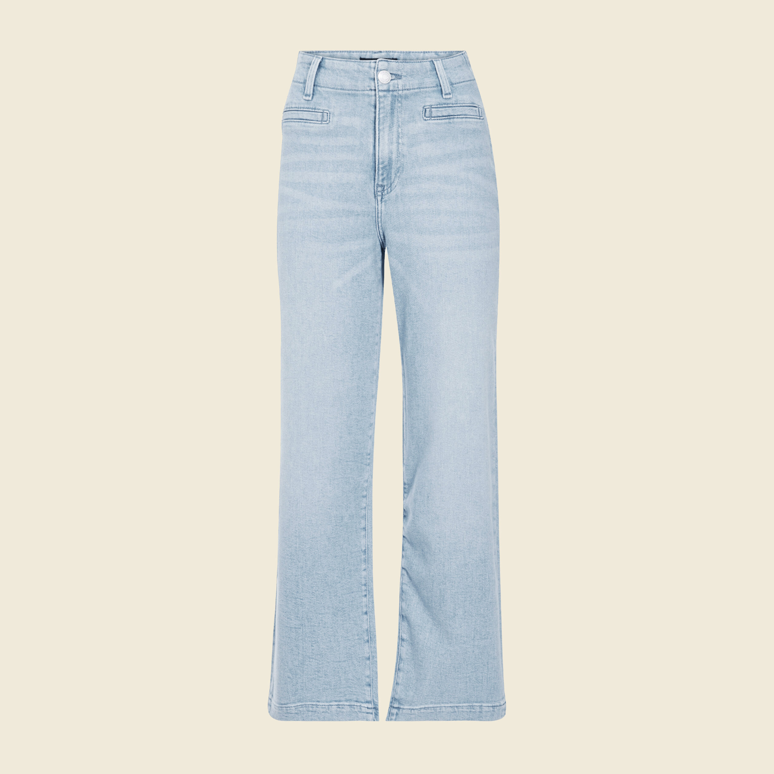 Jeans flare denim bleach femme
