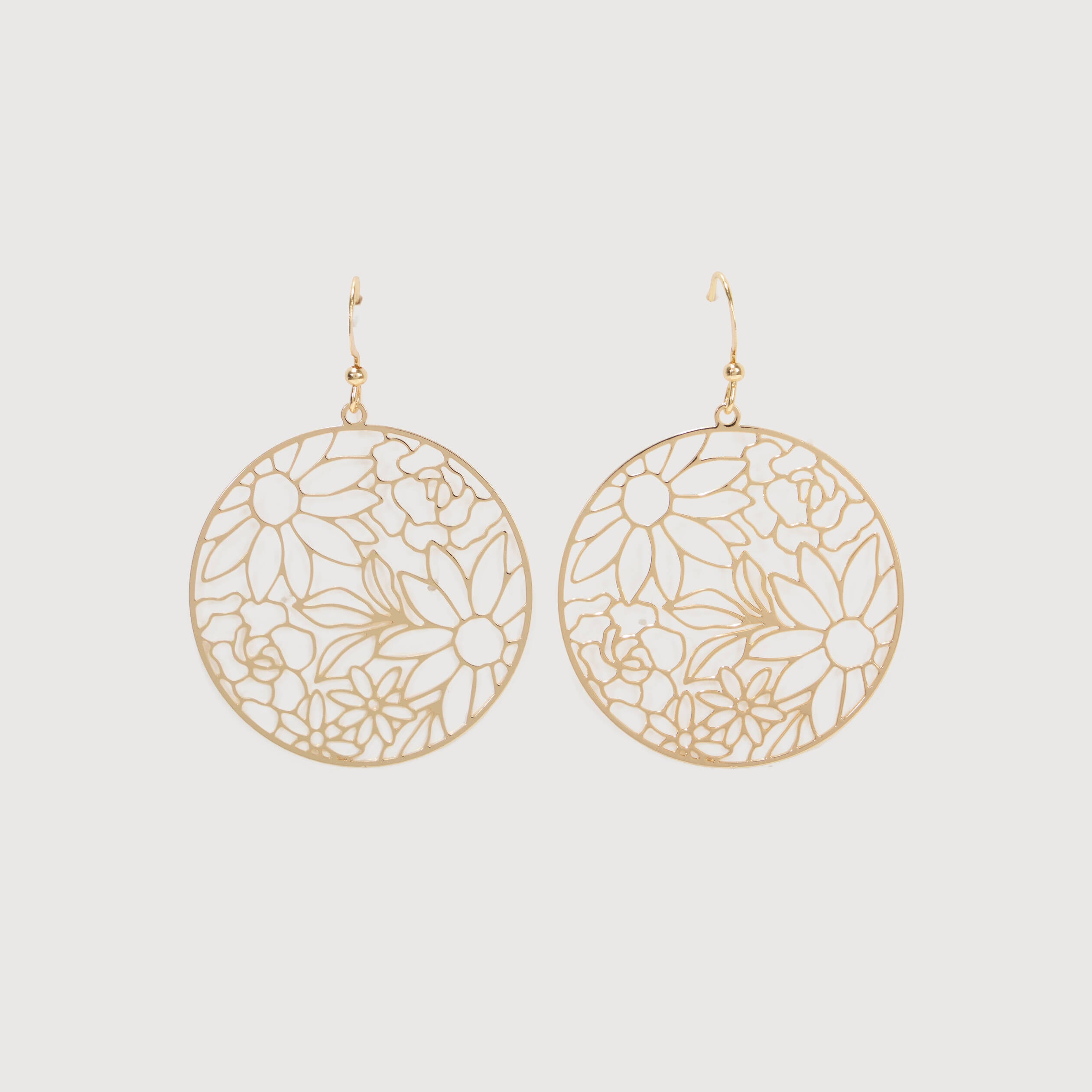 Boucles d'oreilles couleur or femme