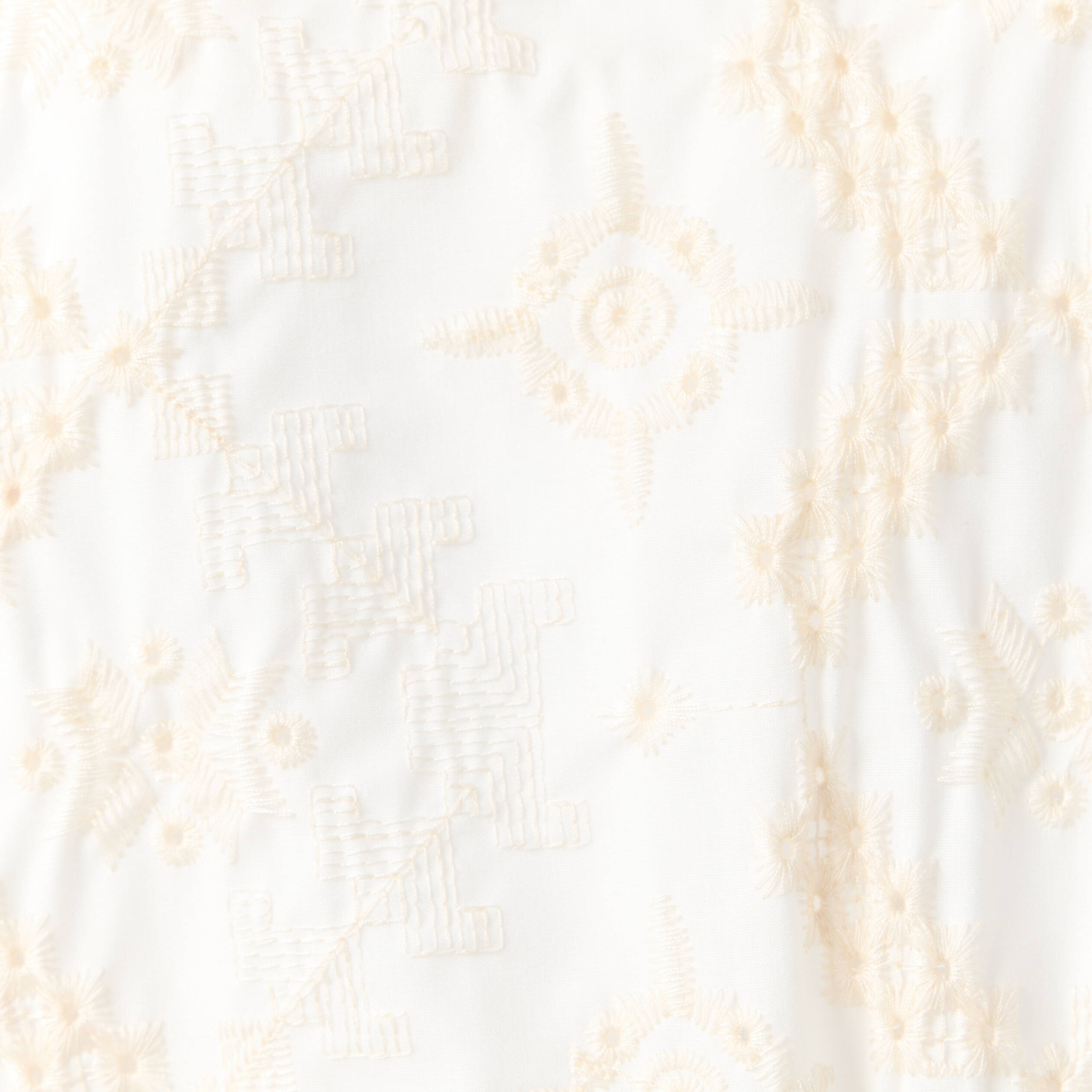 Veste broderie anglaise ecru femme