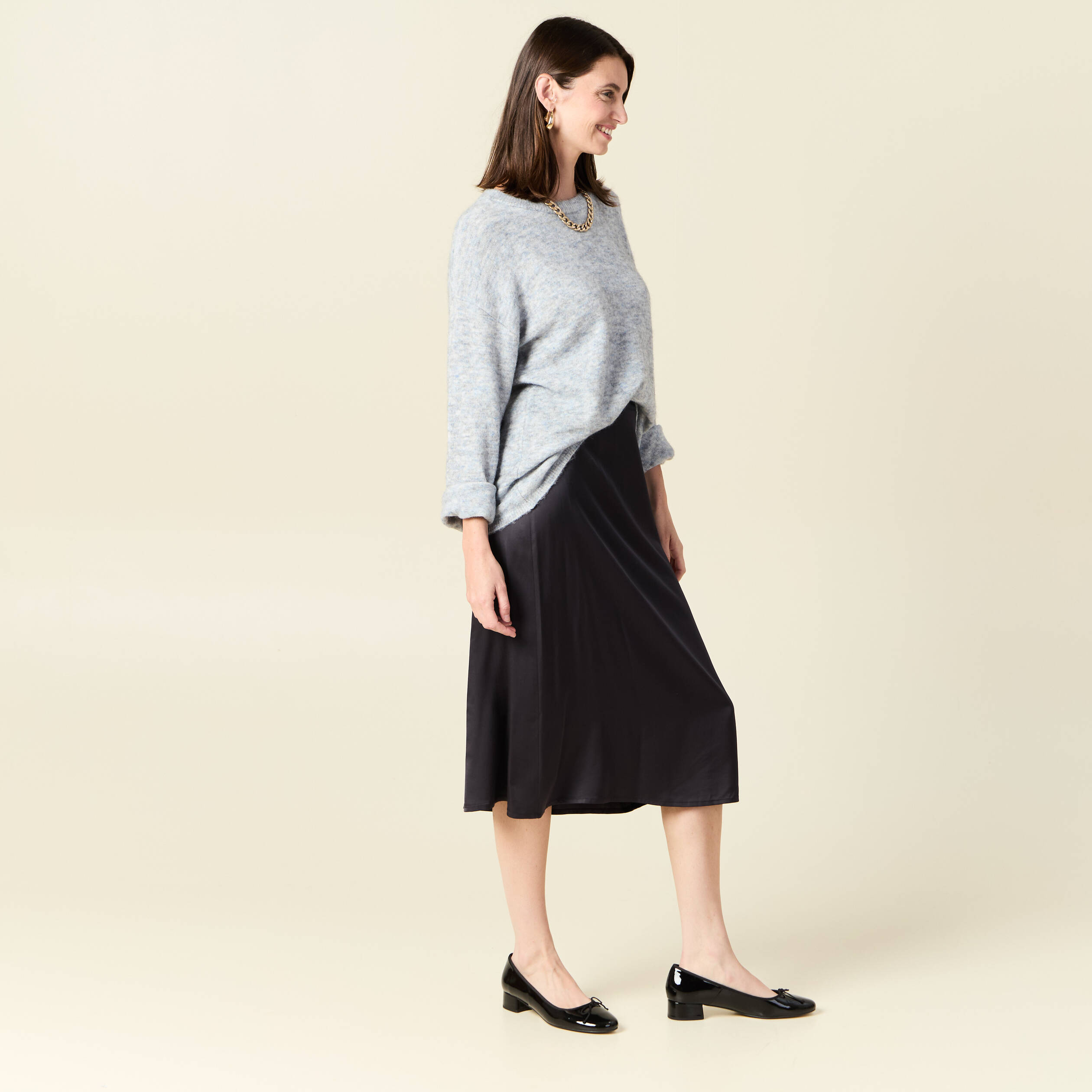 pull manches longues bleu ciel femme Pull manches longues bleu ciel femme
