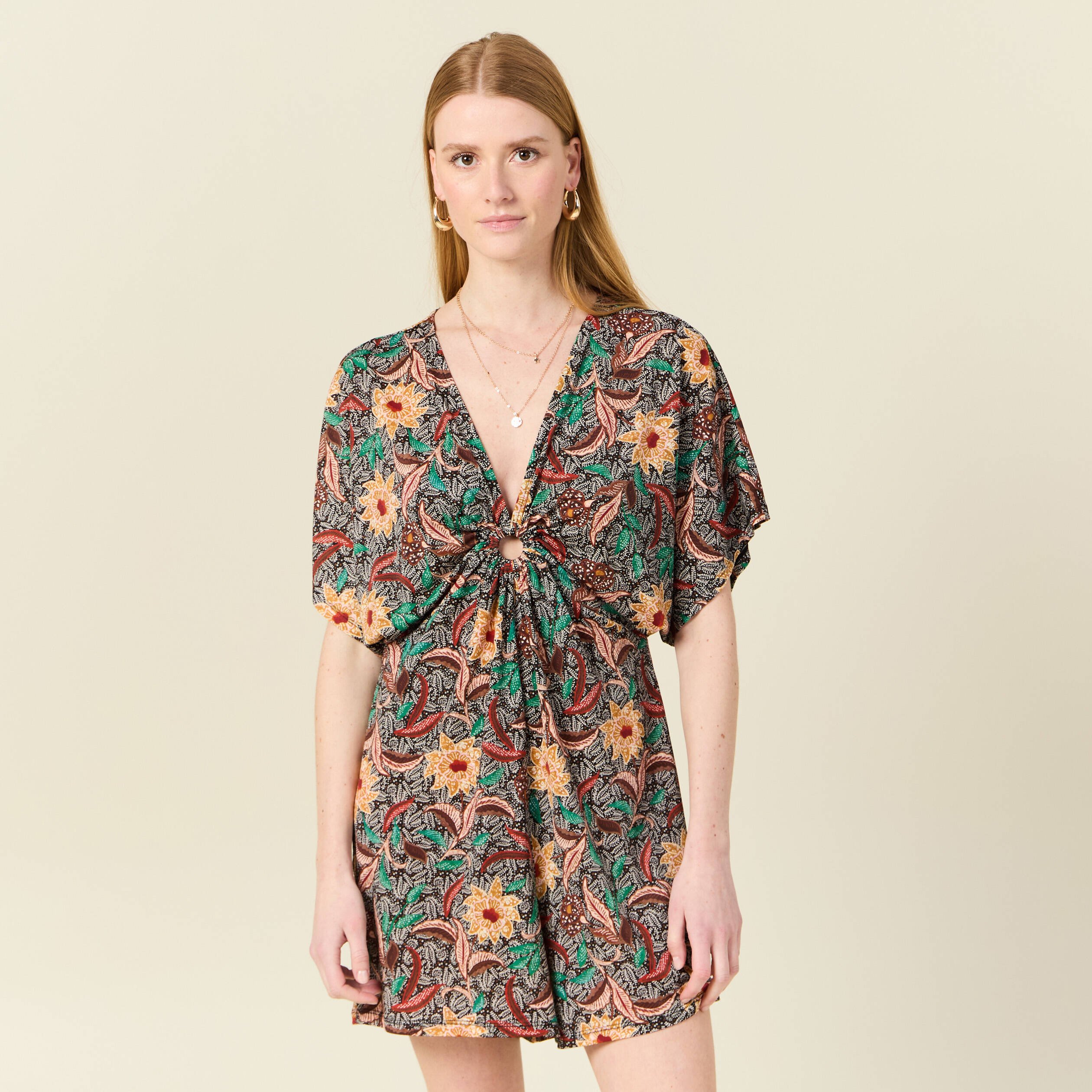 Bonheur　0127 Combishort avec anneau noir femme | Vibs