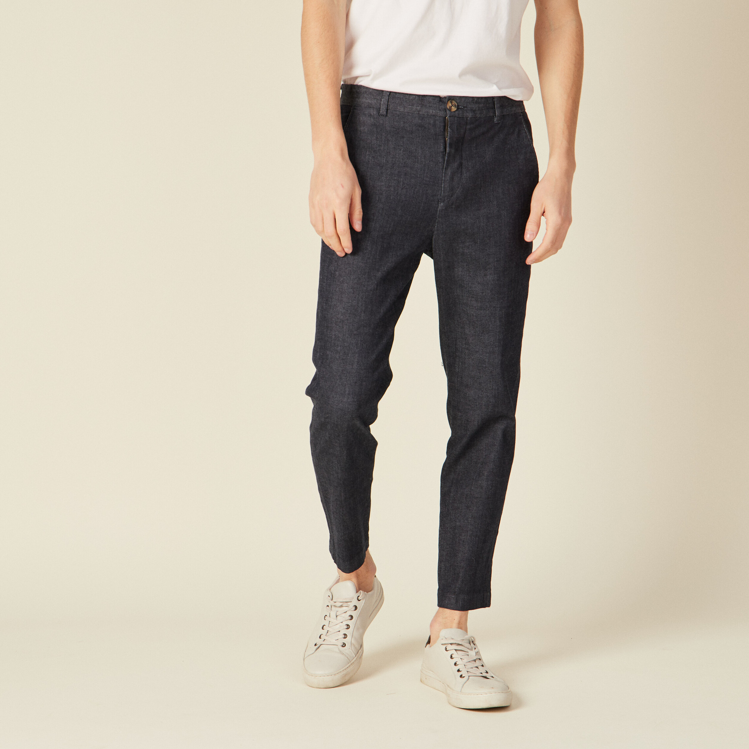 jeans straight chino denim brut clean homme Jeans straight chino denim brut clean homme