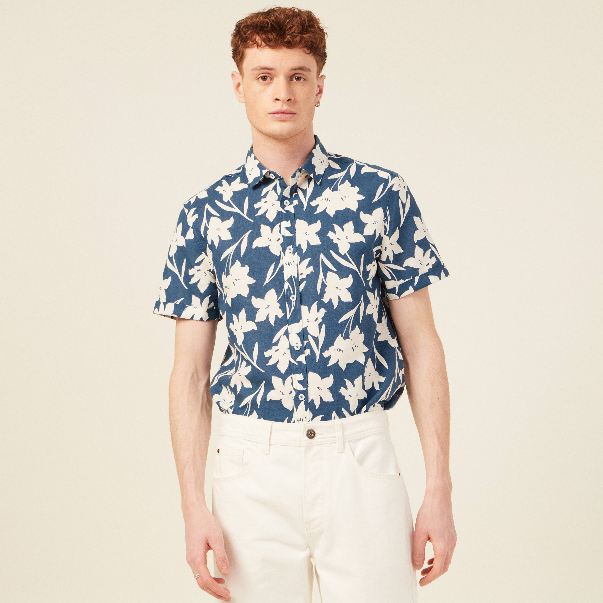 chemise manches courtes bleu homme Chemise manches courtes bleu homme