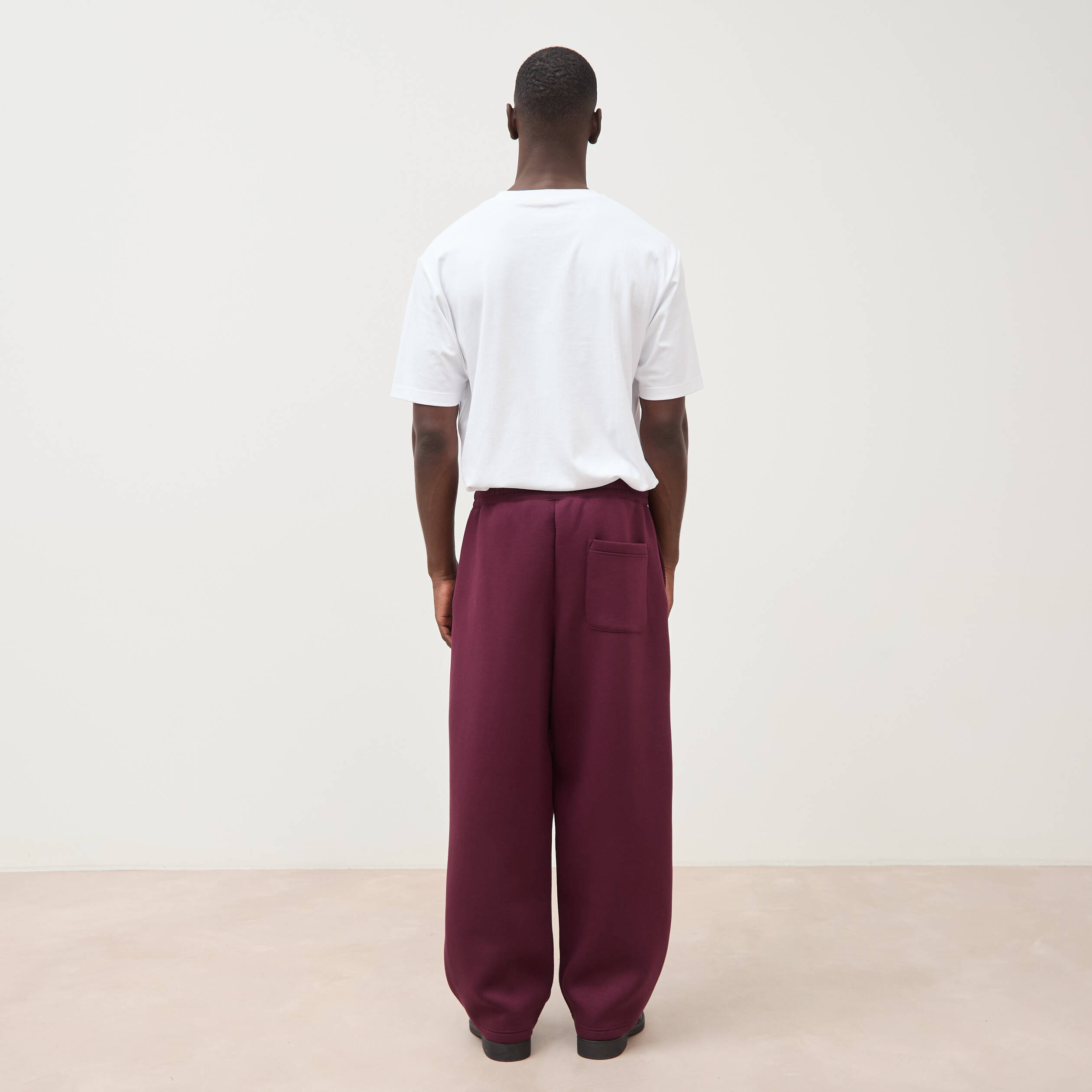 Pantalon coupe loose prune homme