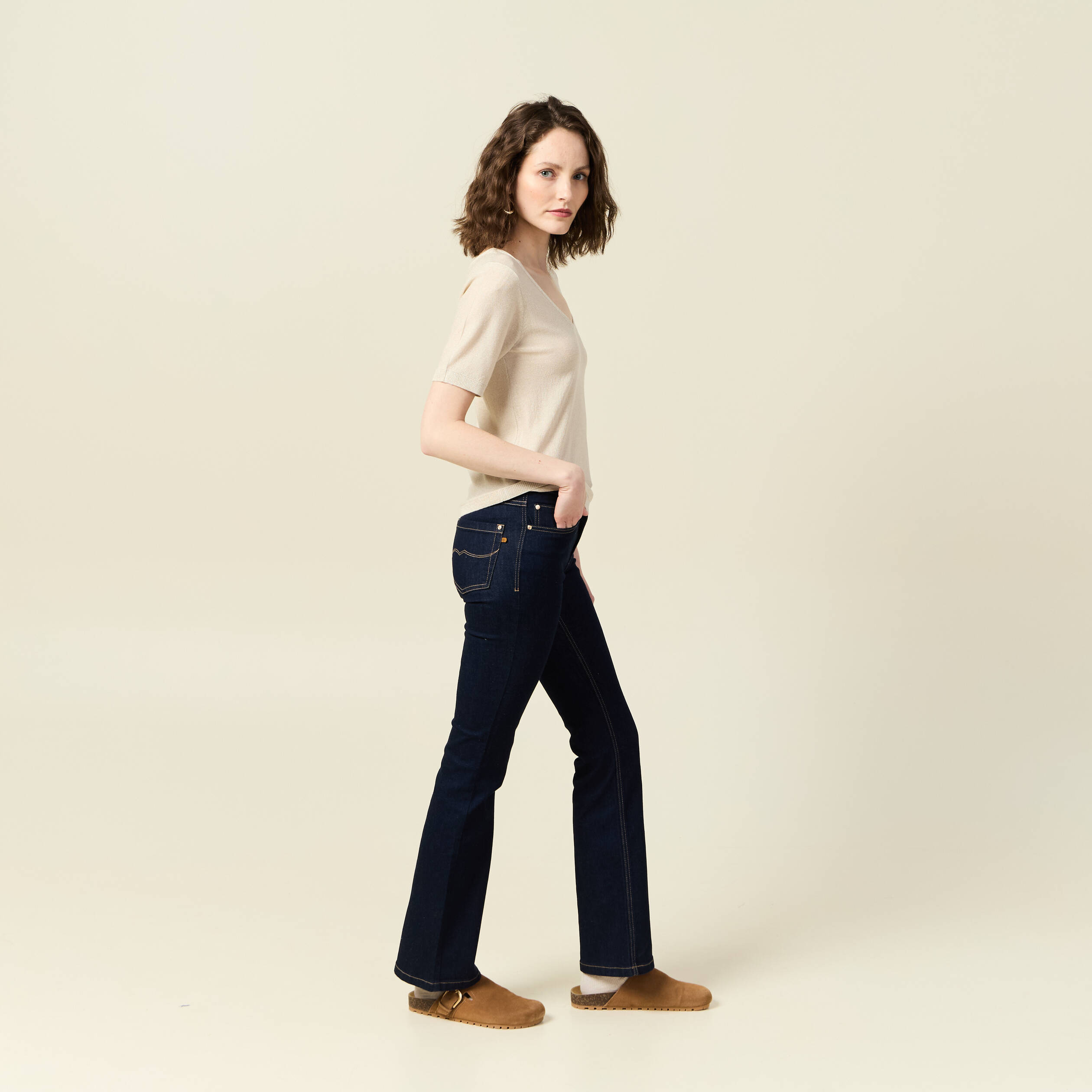 pull manches courtes ecru femme Pull manches courtes ecru femme