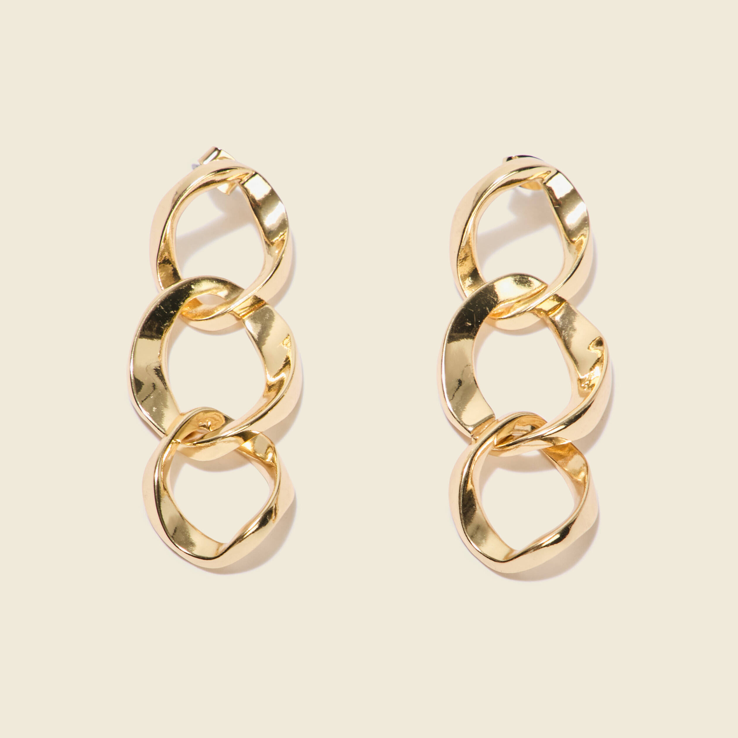 Boucles d'oreilles couleur or femme