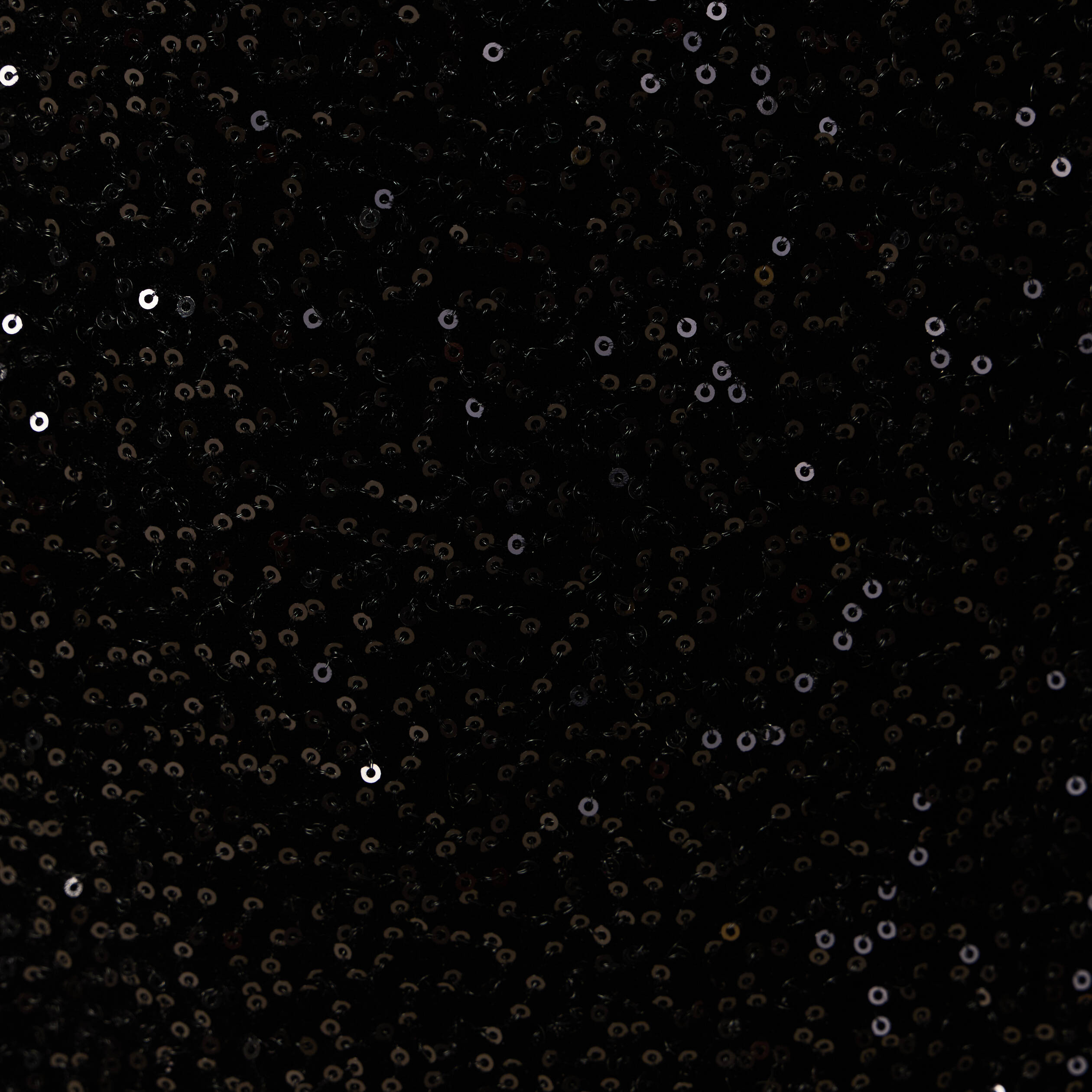 Jupe droite velours sequins noir femme