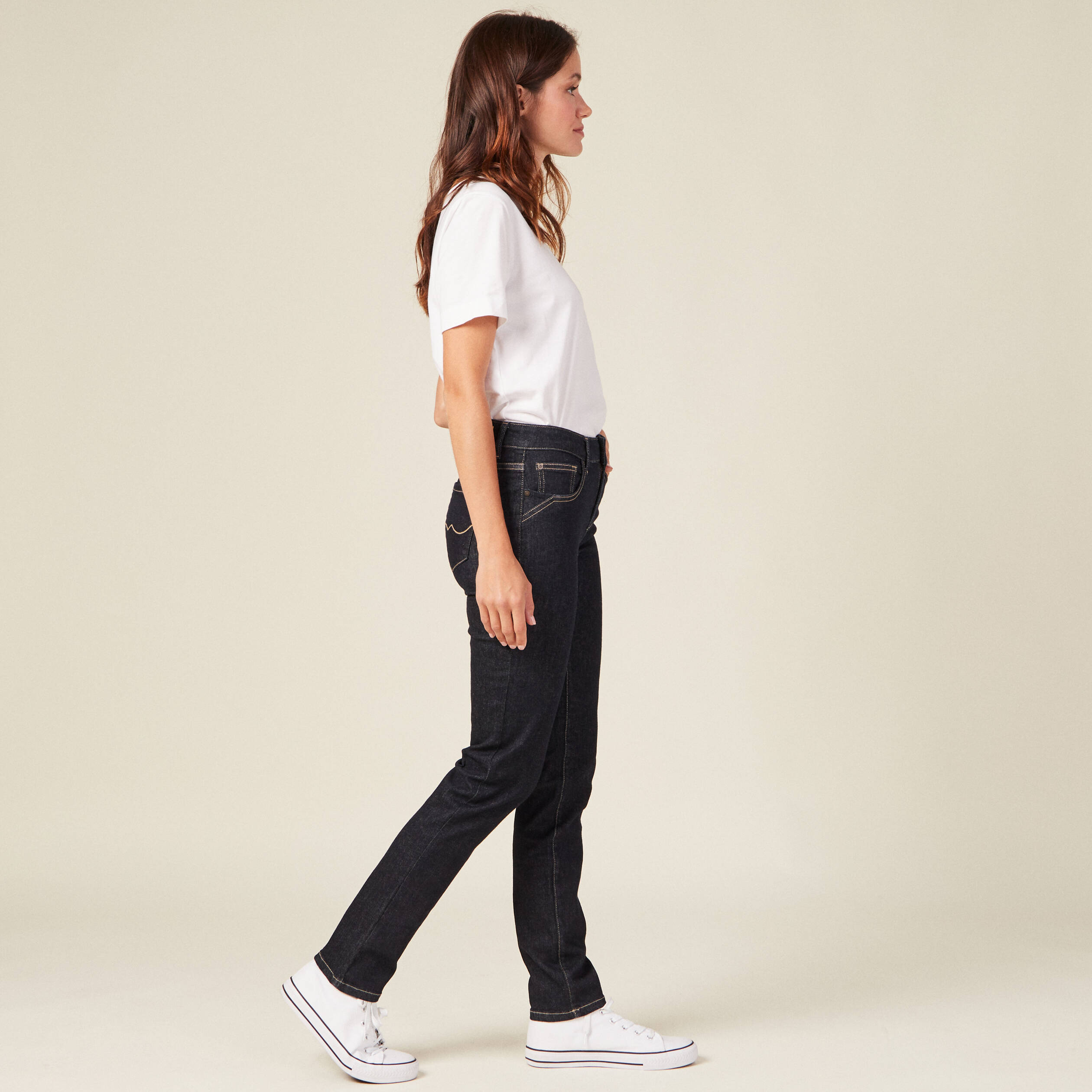Jeans Camille - slim denim brut femme