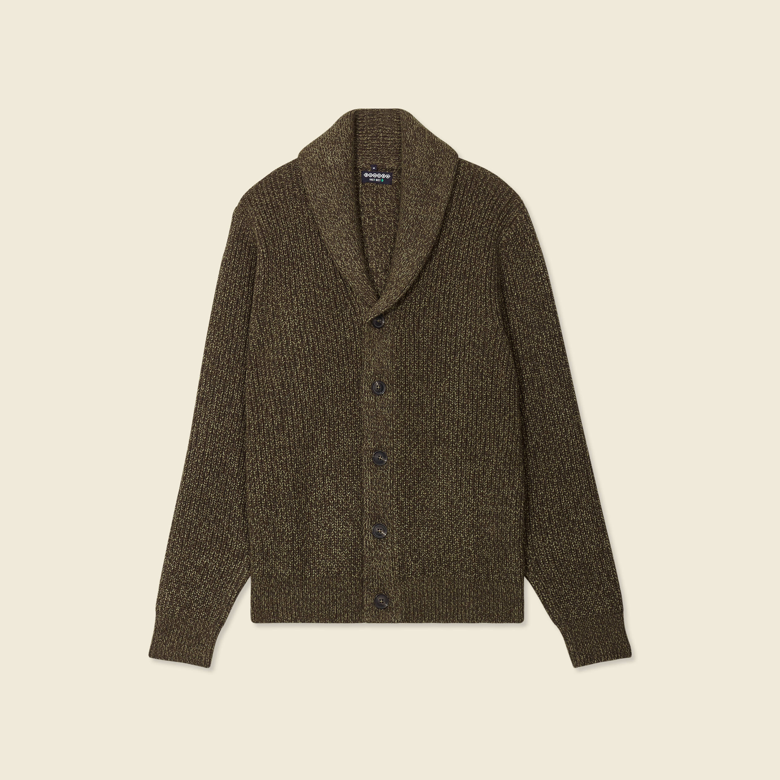 Gilet manches longues marron homme