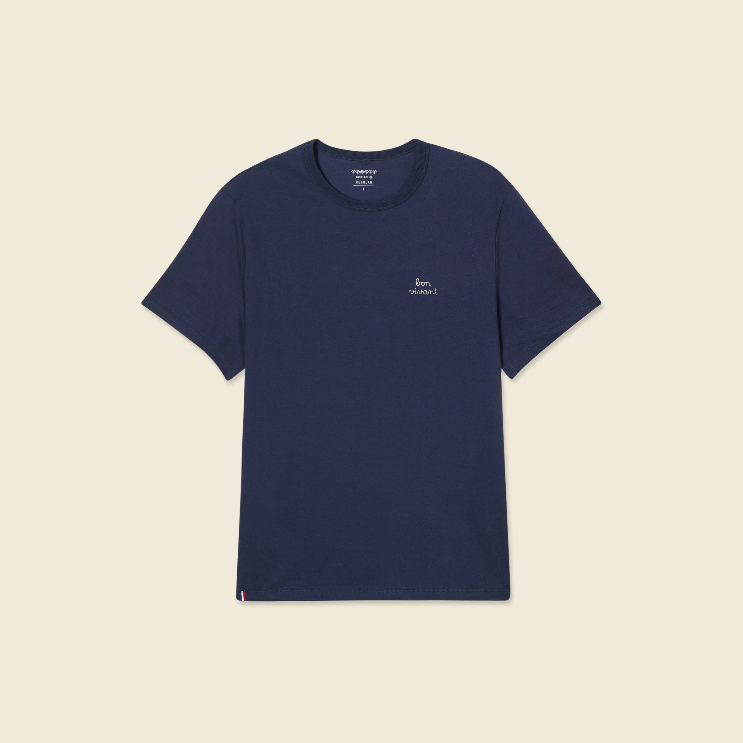 T-shirt manches courtes bleu marine homme