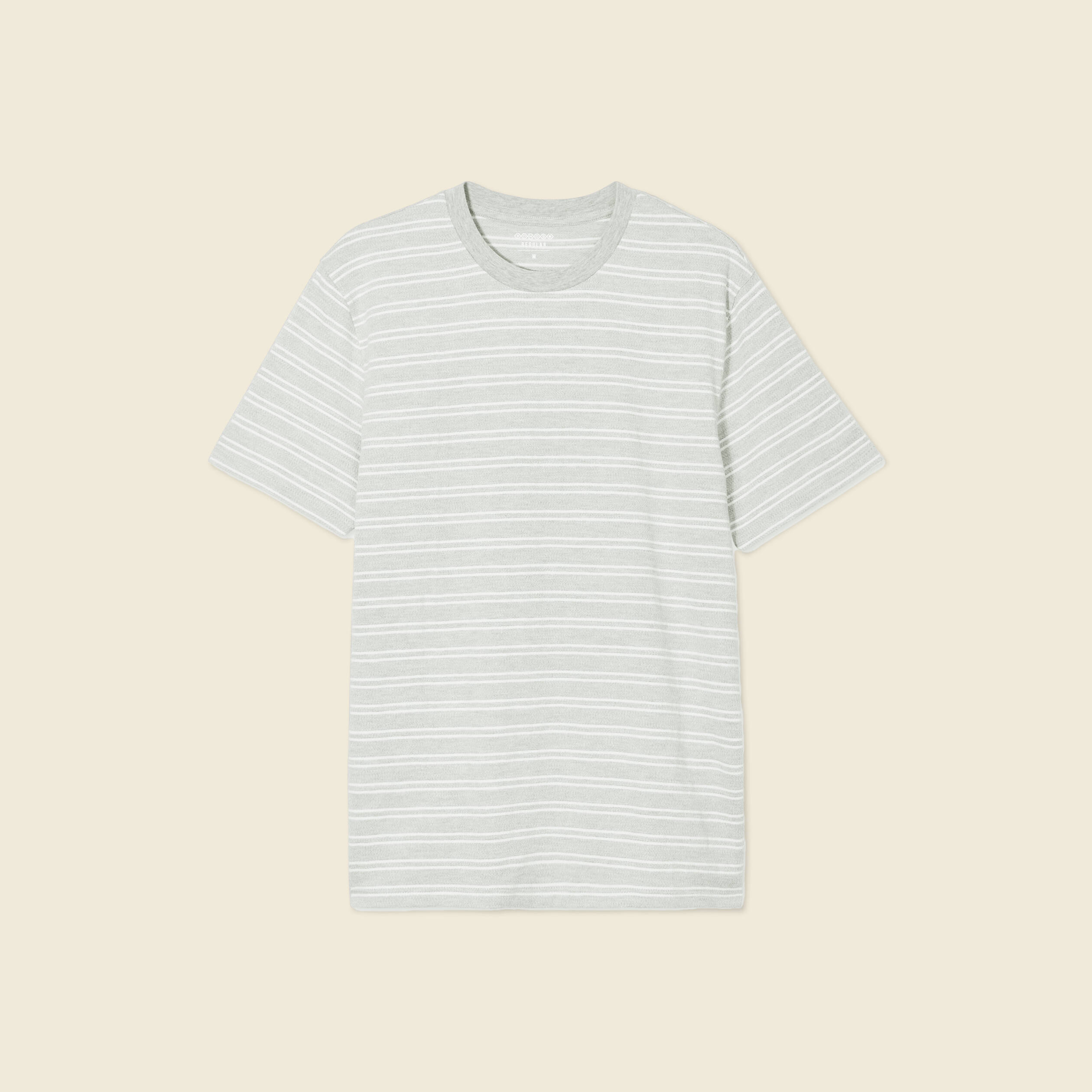 T-shirt manches courtes gris fonc&eacute; homme