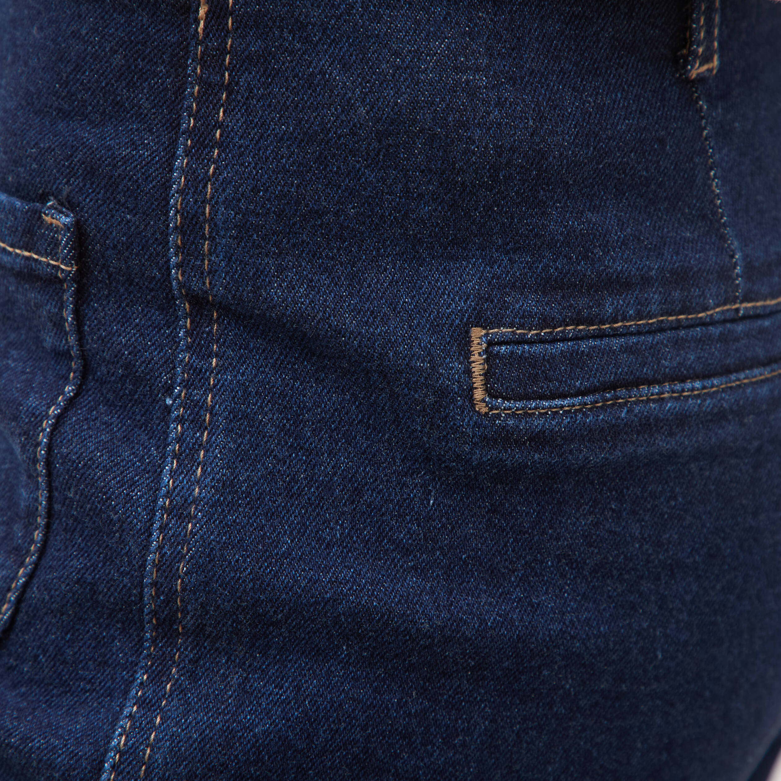 Jeans wide large taille haute denim brut rinse femme