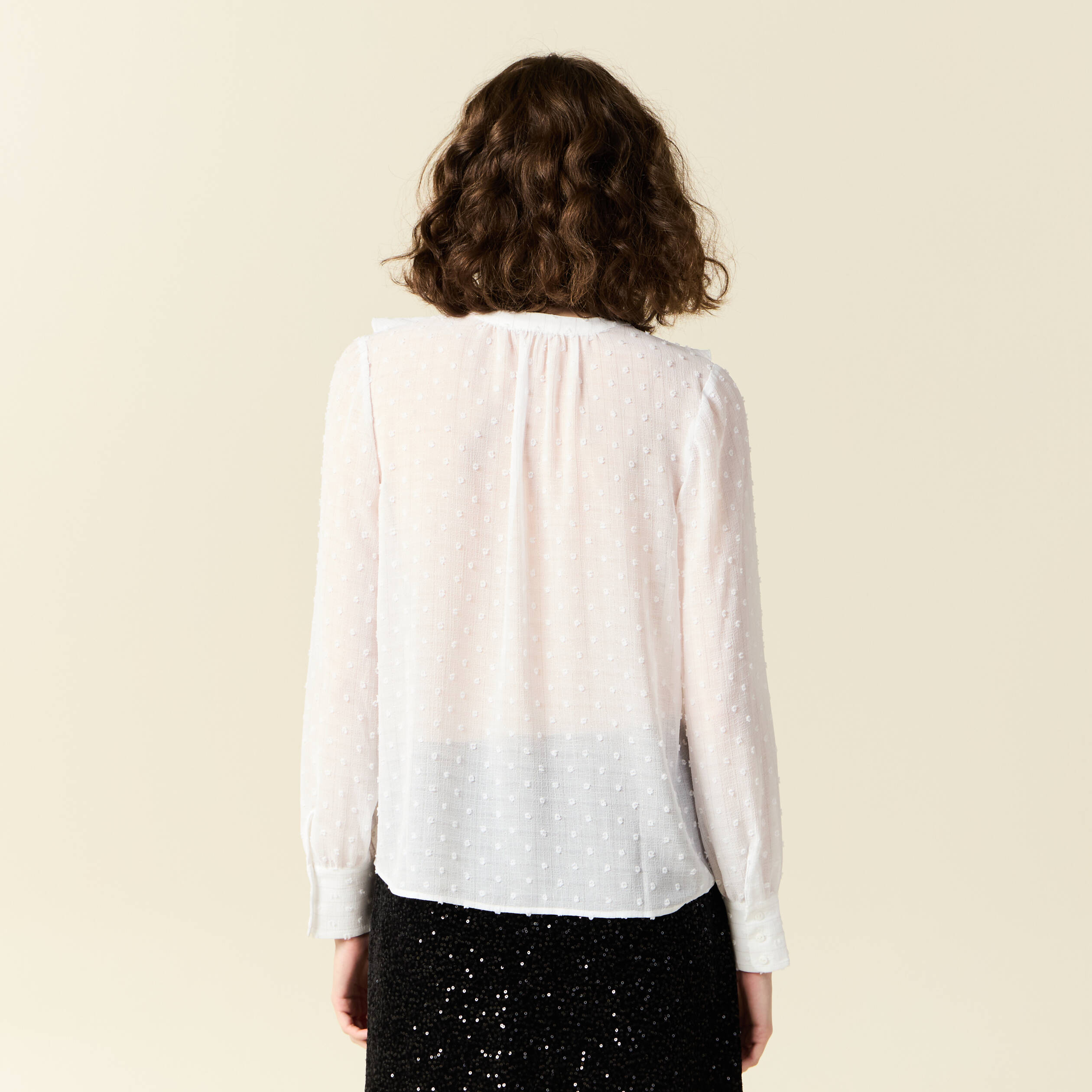 blouse manches longues blanc femme Blouse manches longues blanc femme