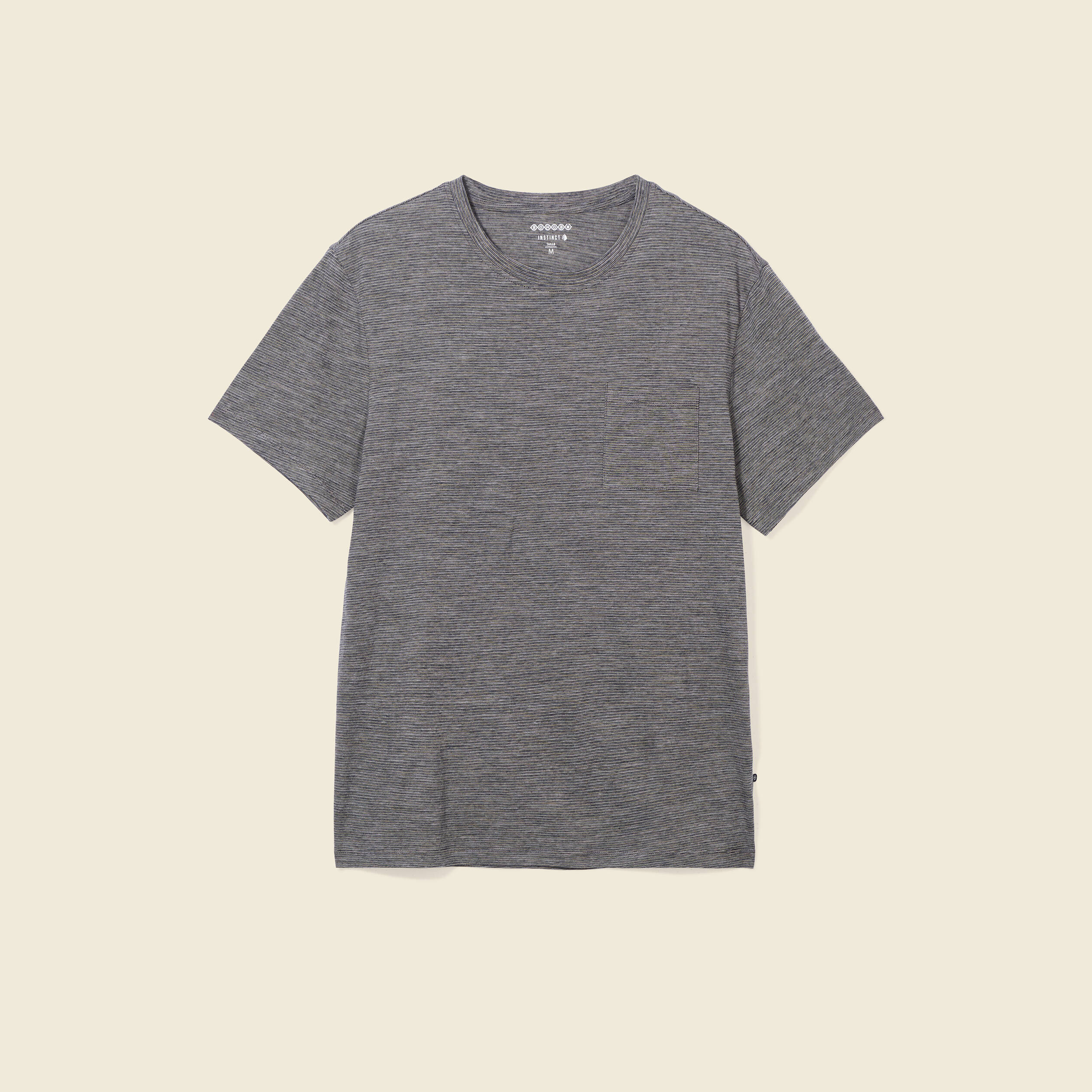 T-shirt manches courtes vert kaki homme