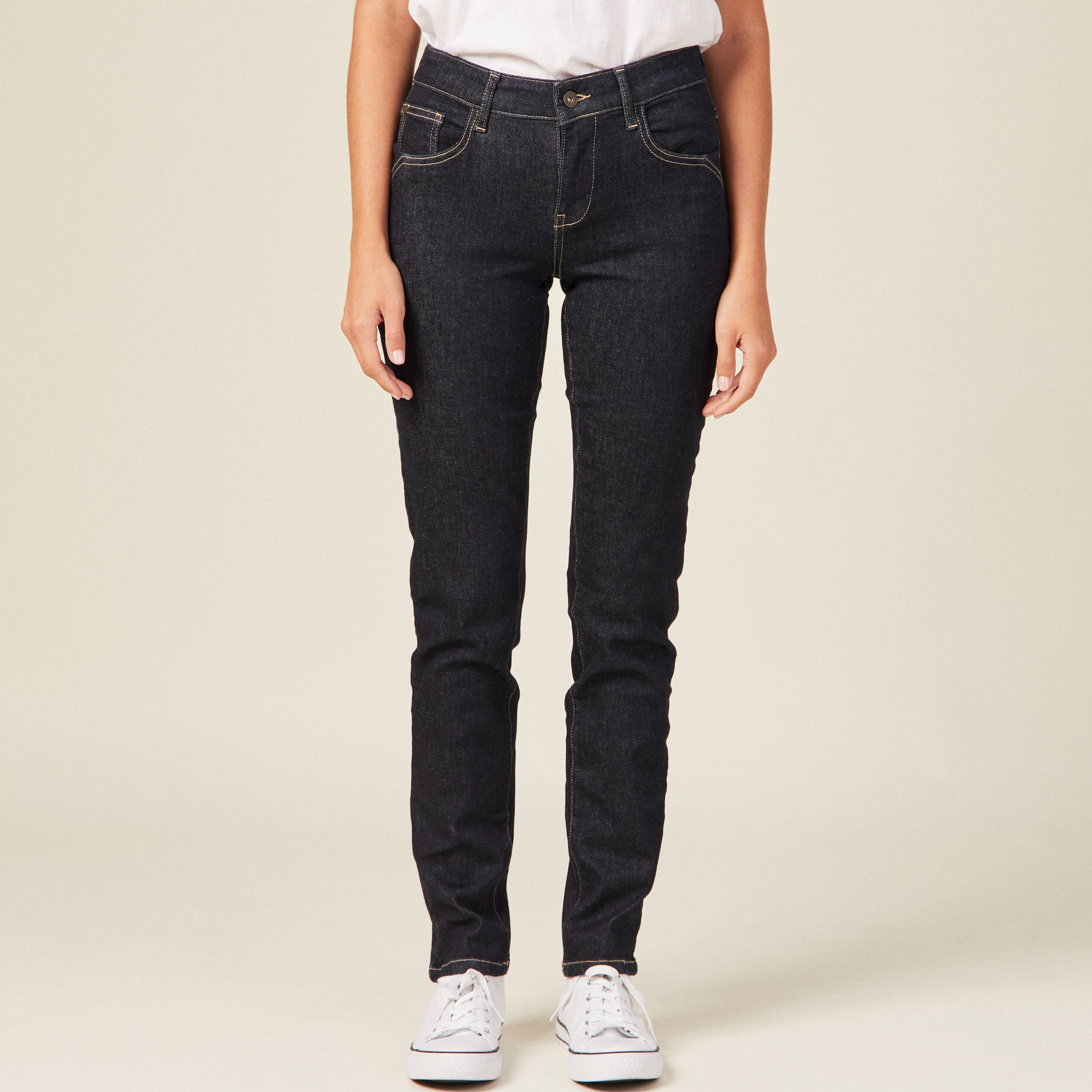 Jeans Camille - slim denim brut femme