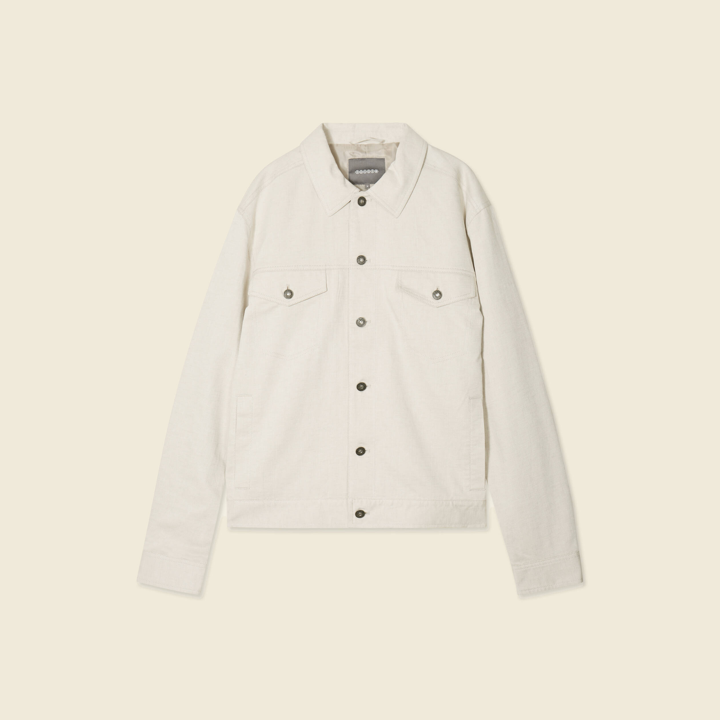 veste boutonnee sable homme Veste boutonnée sable homme