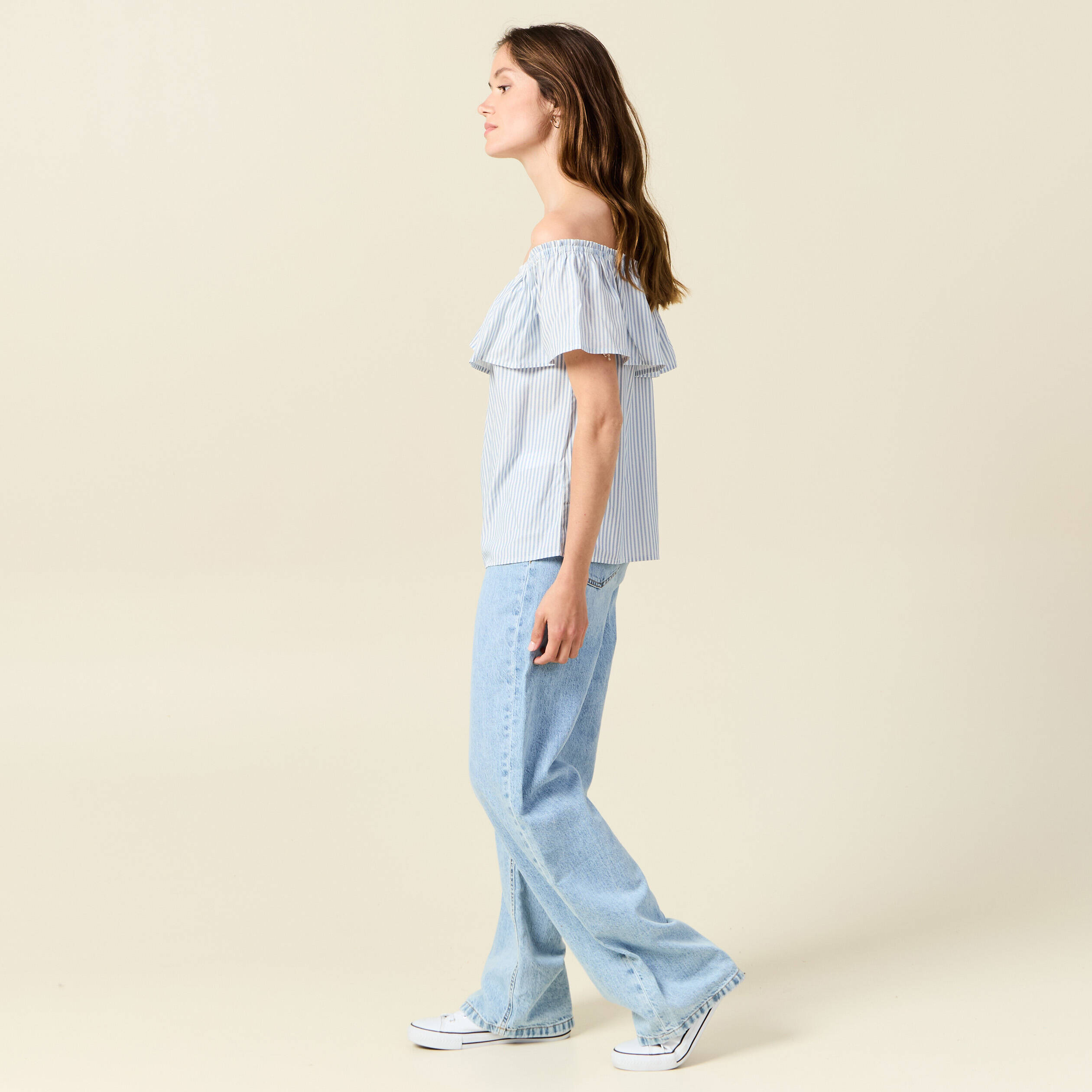 blouse manches courtes ecru femme Blouse manches courtes ecru femme