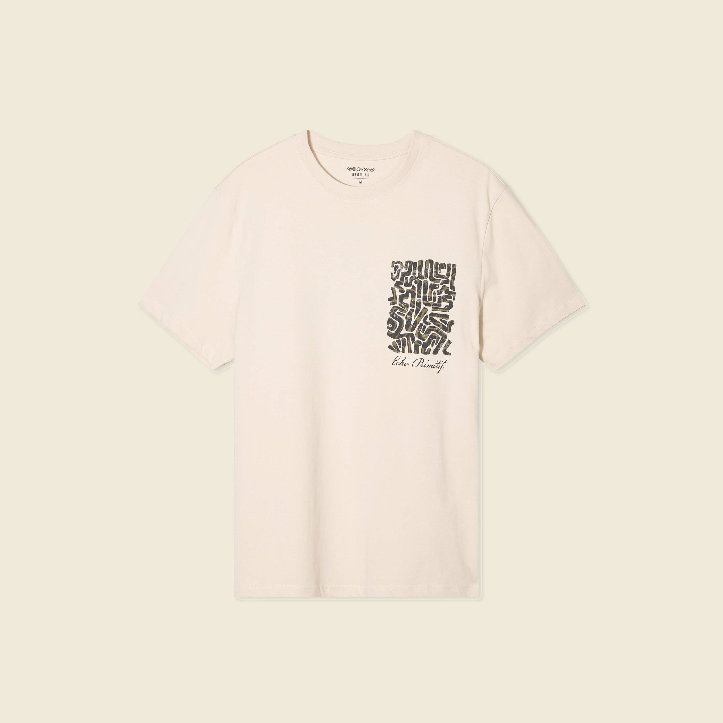 T-shirt manches courtes sable homme