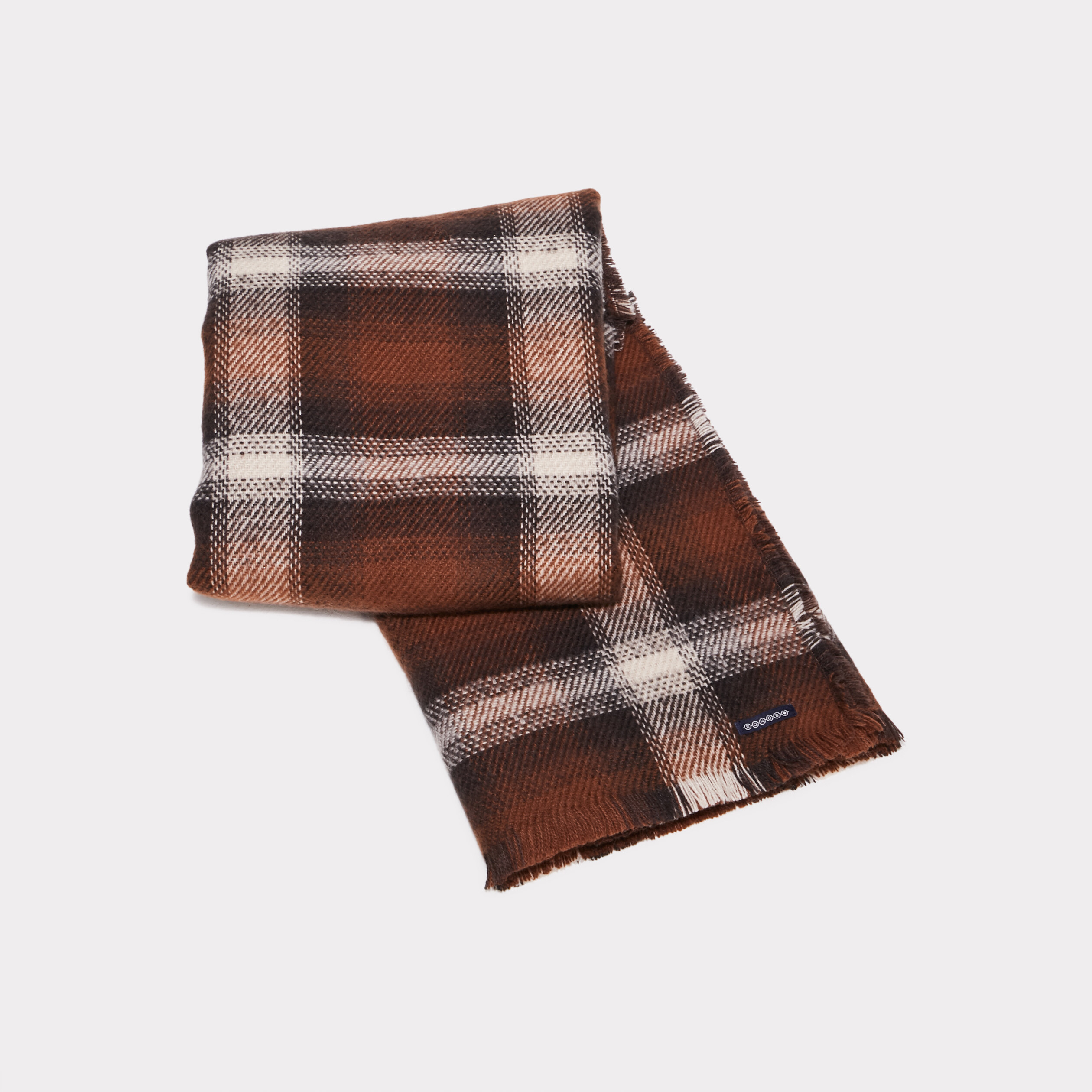 echarpe eco responsable marron homme Écharpe éco-responsable marron homme