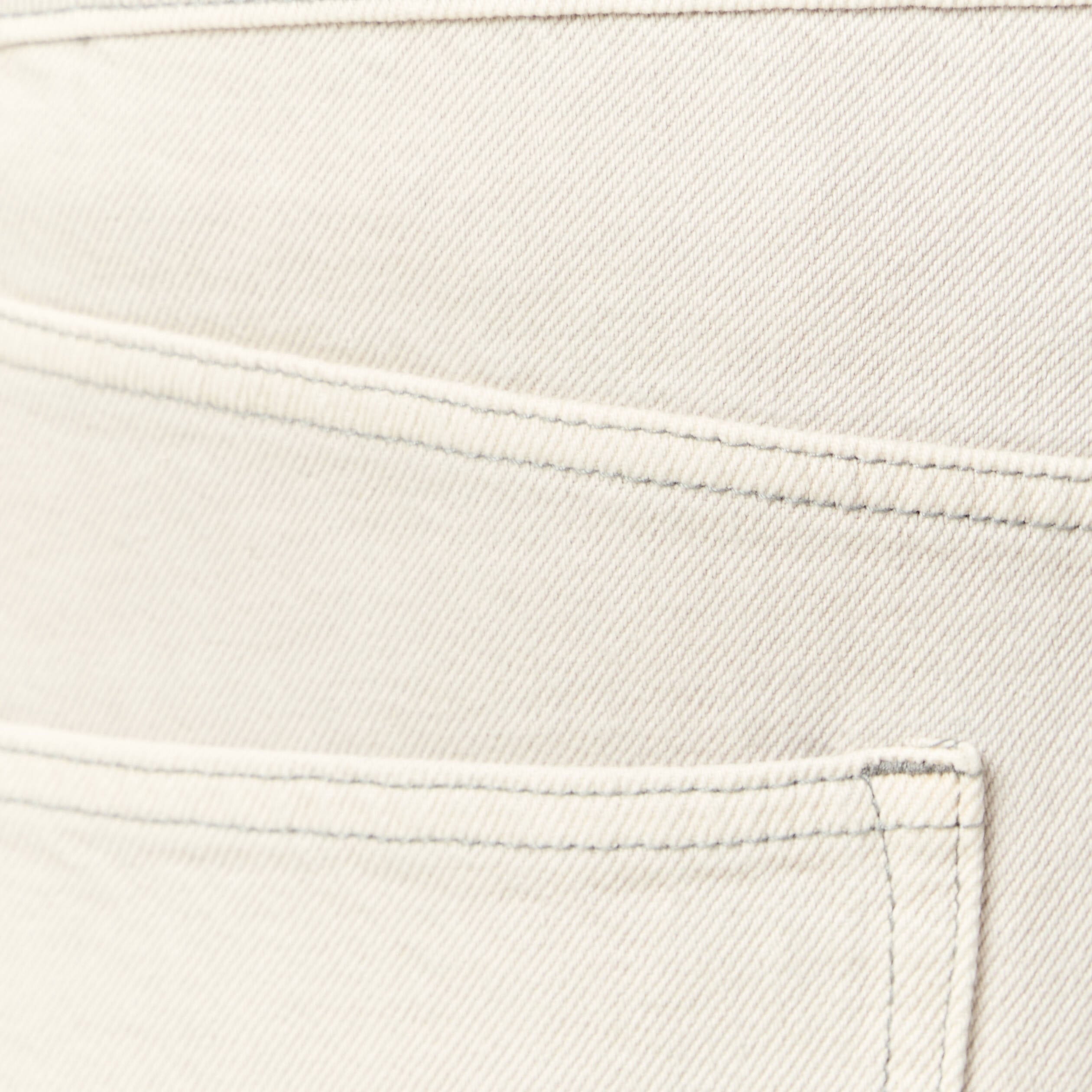 Bermuda droit en jean denim snow gris homme