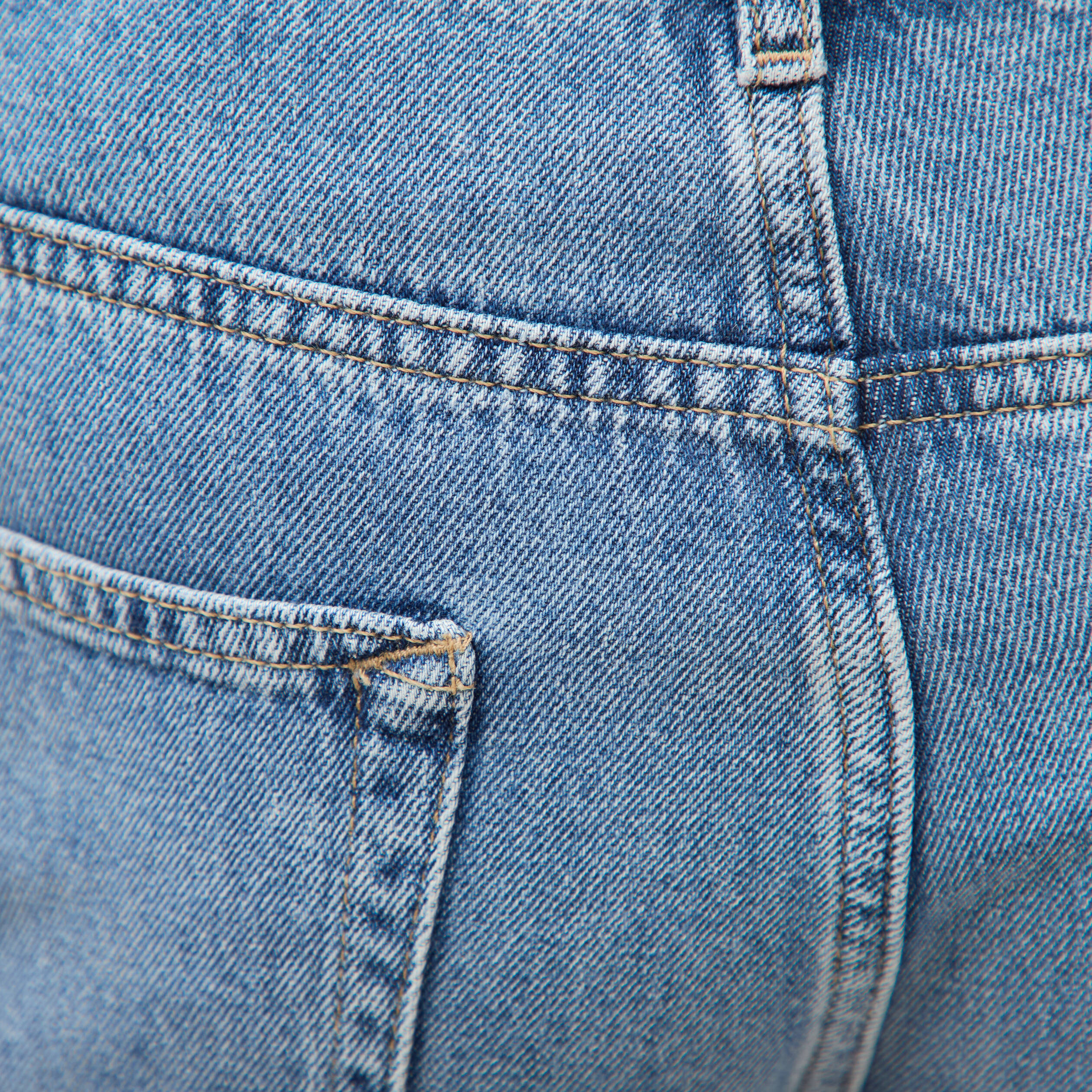 Jeans regular longueur 32 denim bleach homme