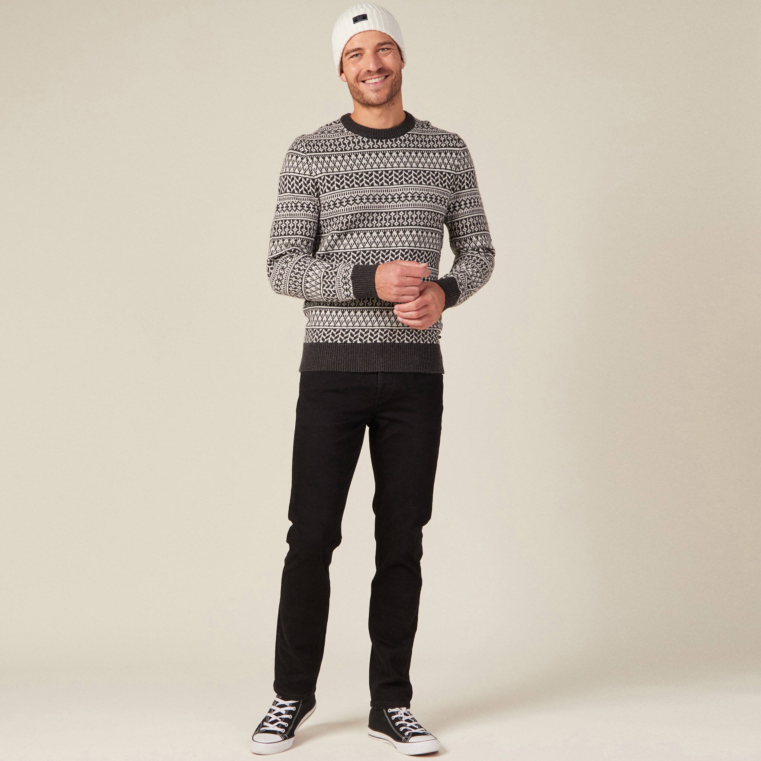 pull manches longues ecru homme Pull manches longues ecru homme