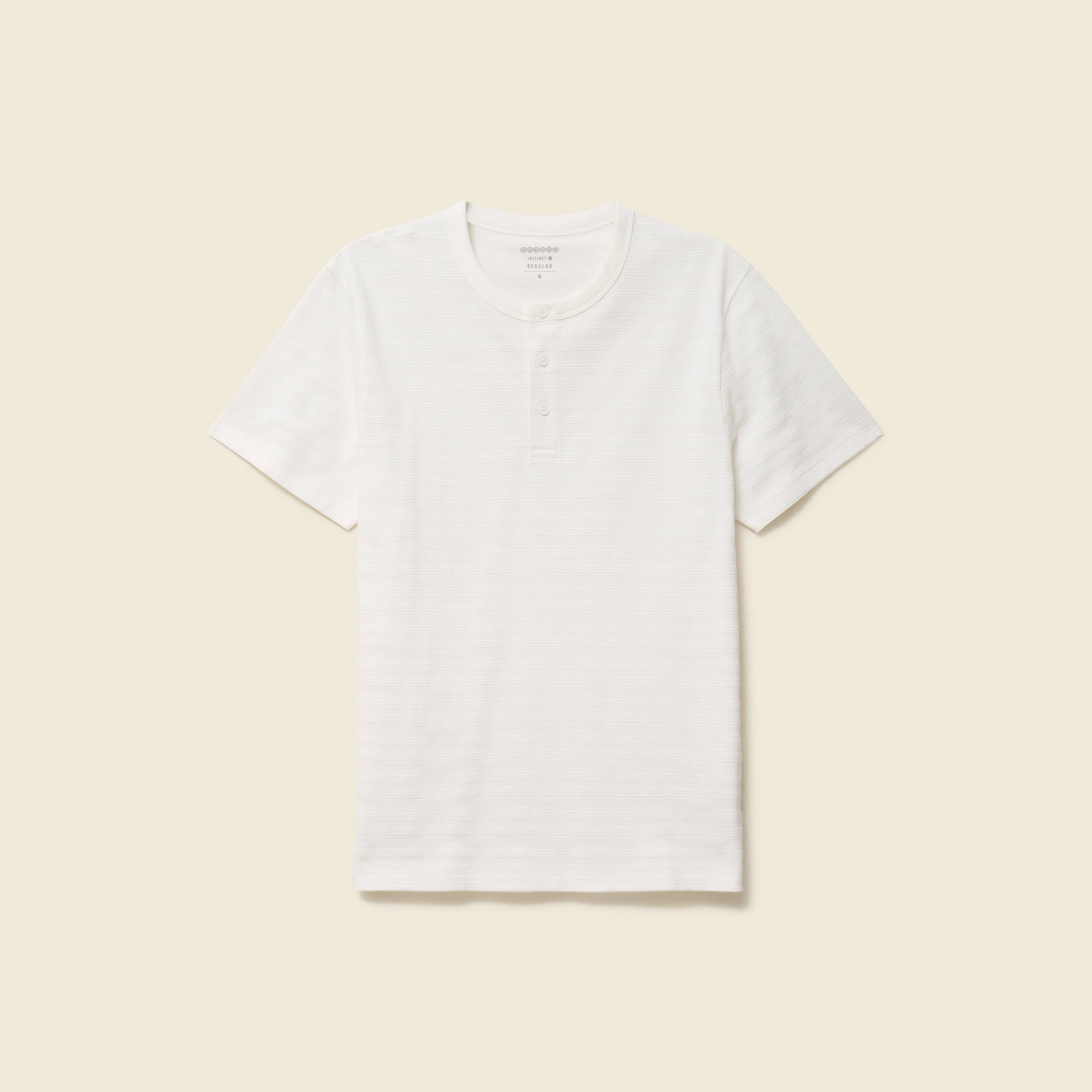 T-shirt en coton ecru homme