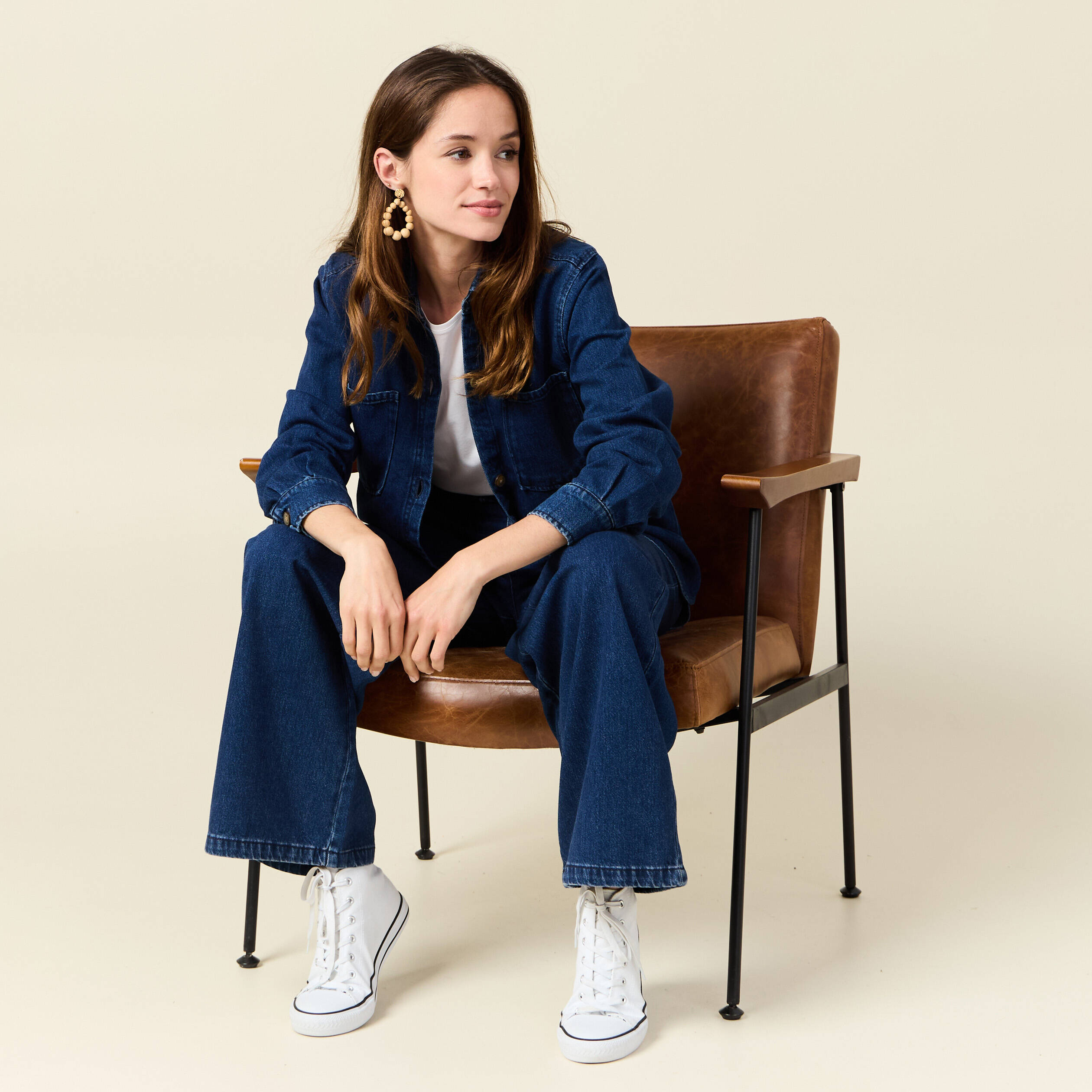surchemise en jean denim brut femme Surchemise en jean denim brut femme