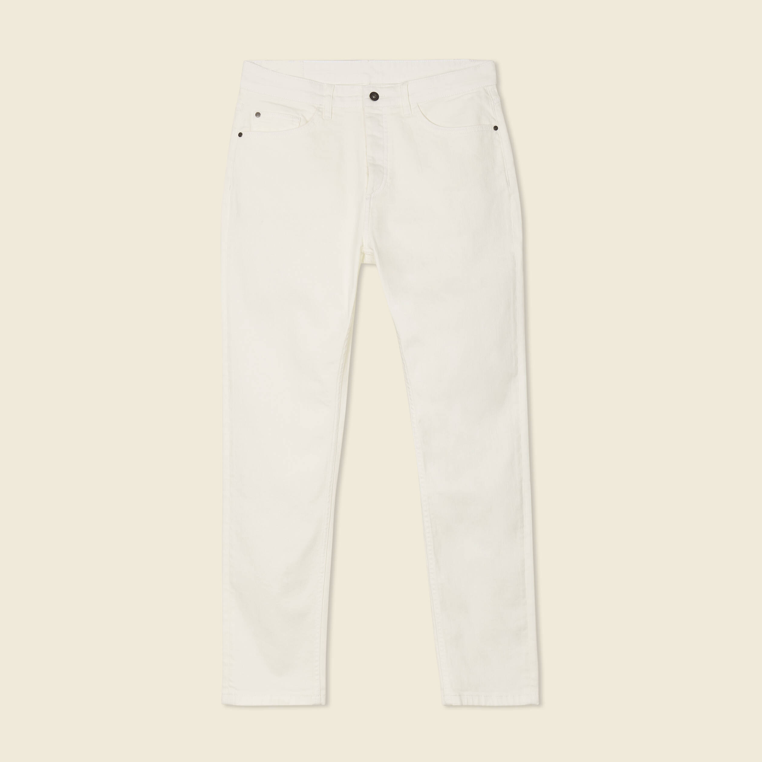 jeans straight taille tapered denim blanc homme Jeans straight taille tapered denim blanc homme