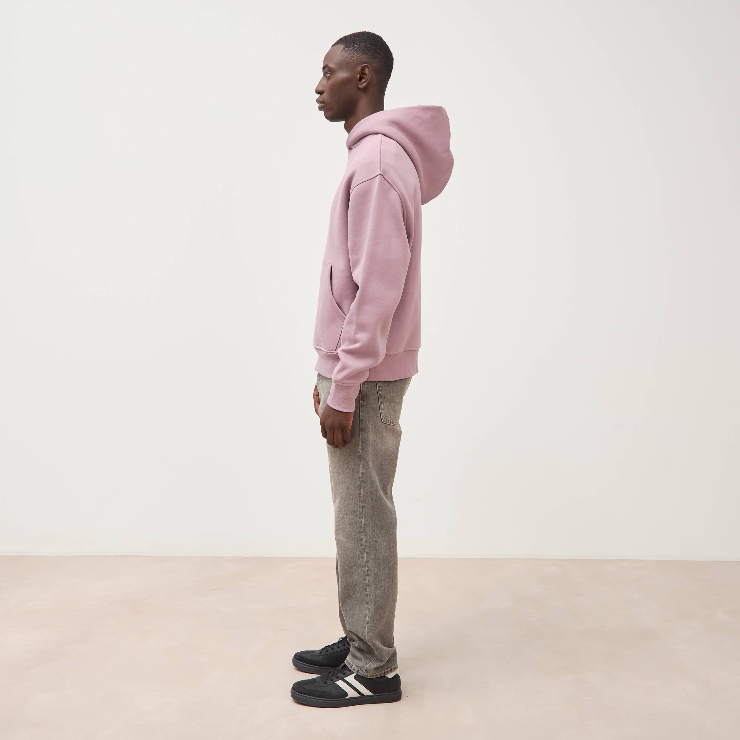 Sweat ample &agrave; capuche manches longues parme homme