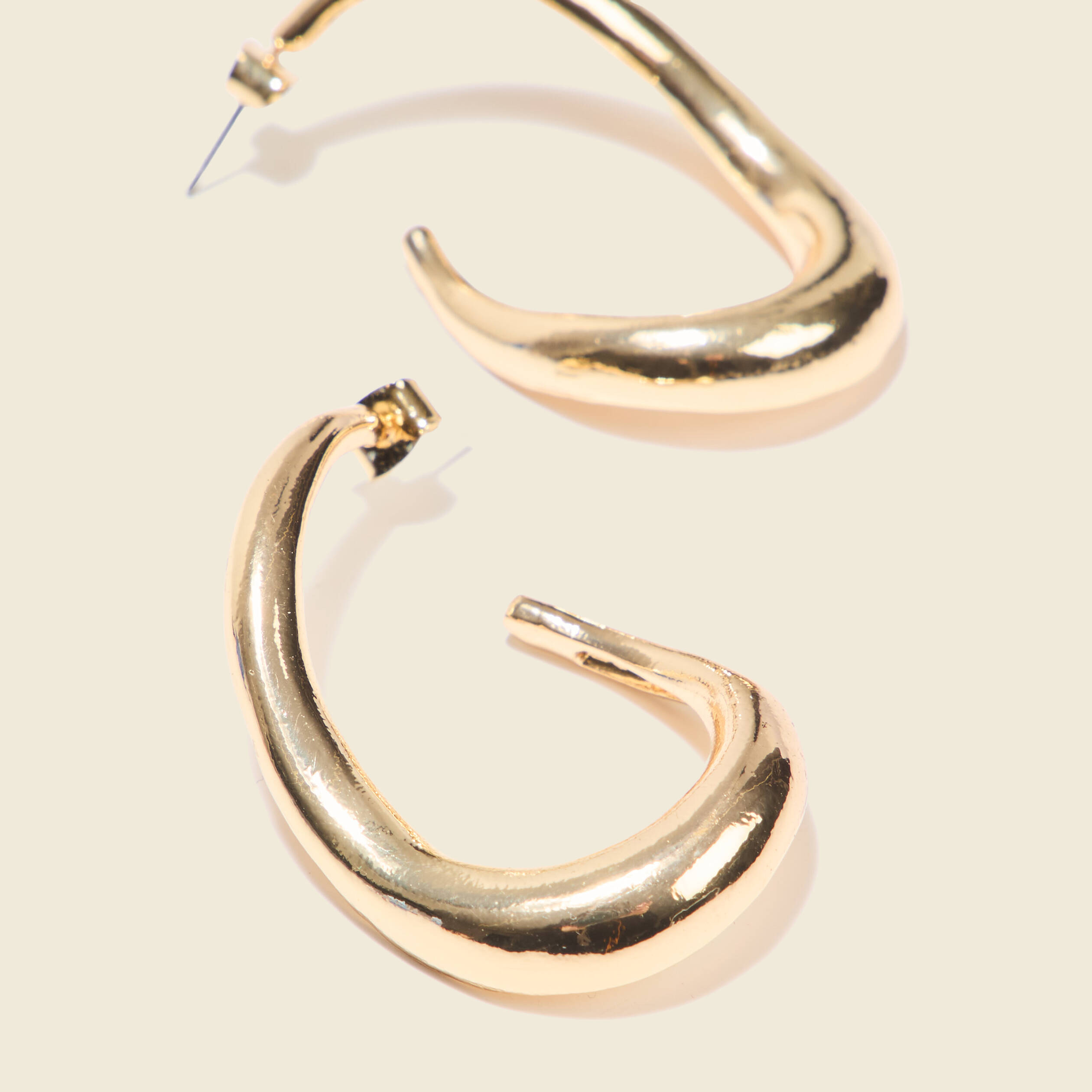 boucles doreilles creoles couleur or femme Boucles d'oreilles créoles couleur or femme