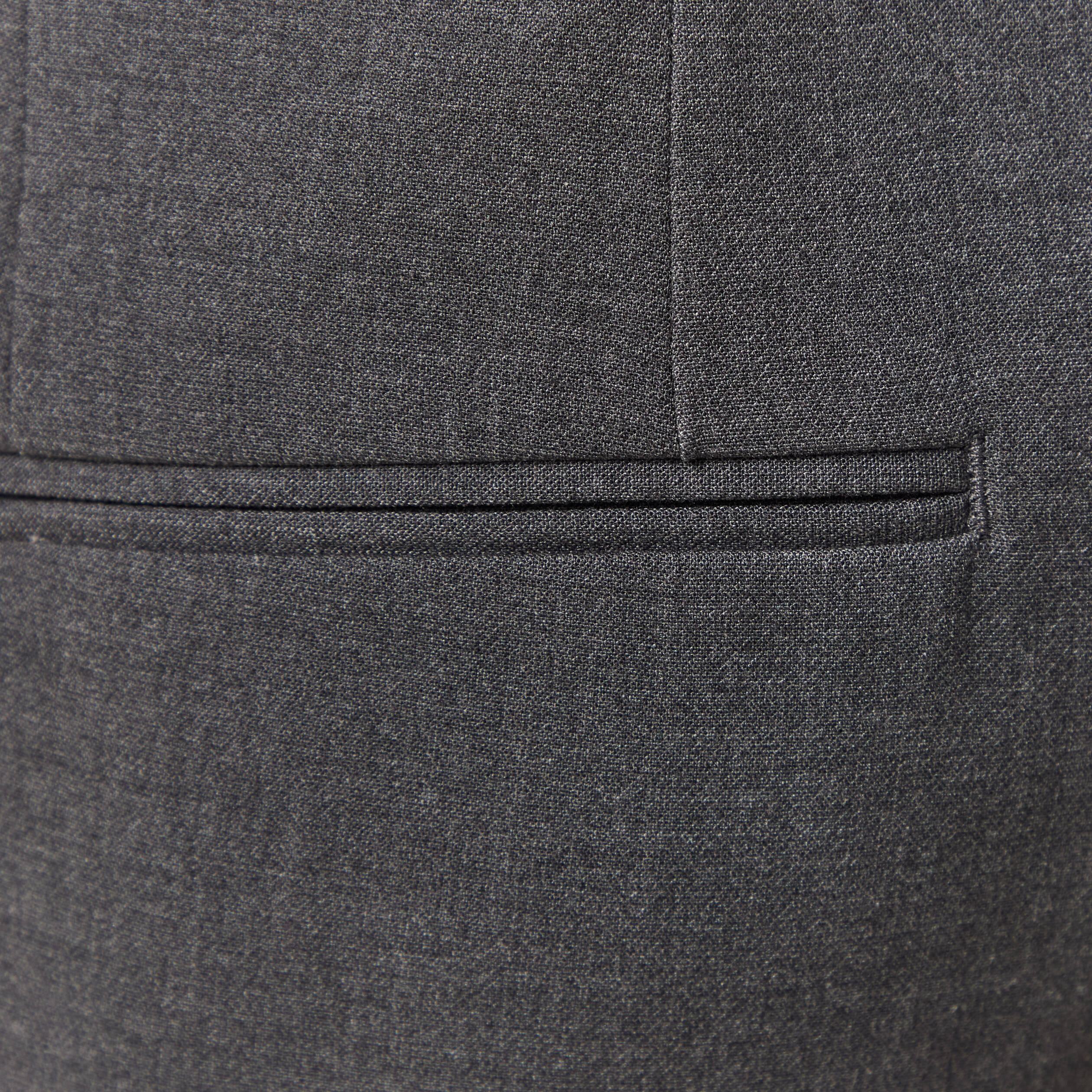 Pantalon slim cigarette gris fonc&eacute; homme