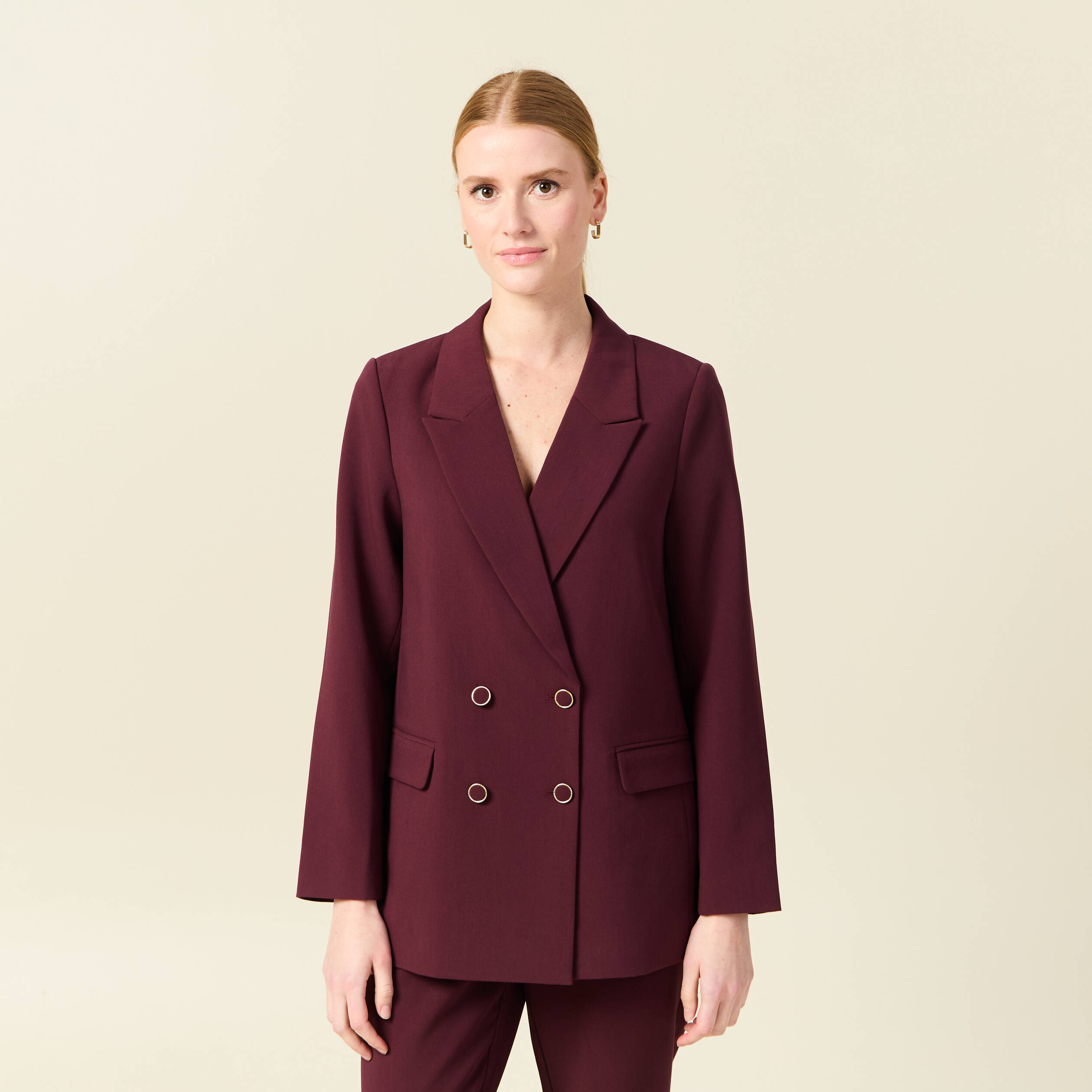 Costume Veste Mauve Femme Party Blazer Vestes De Soirée Pour Fêtes