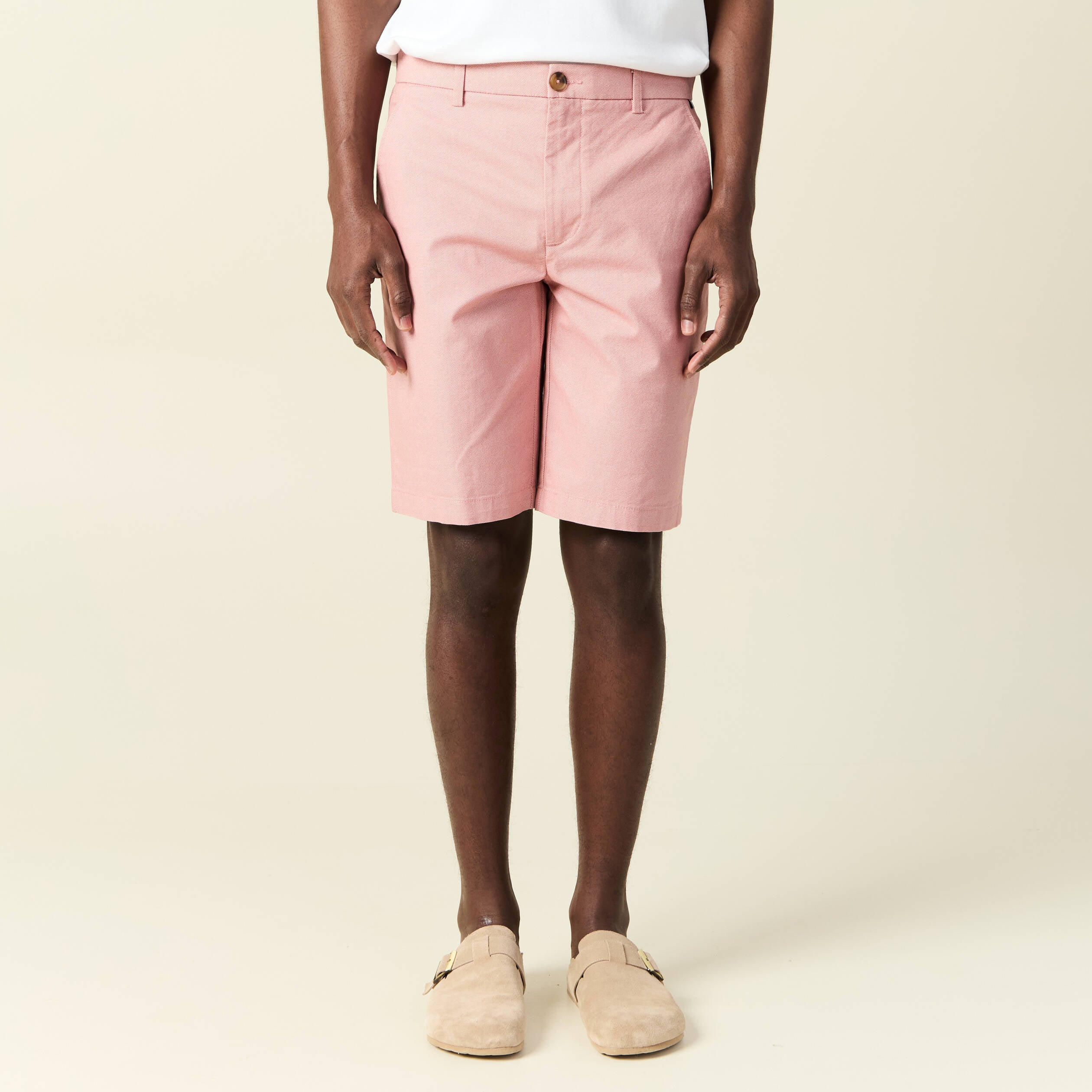 Short rose clair homme