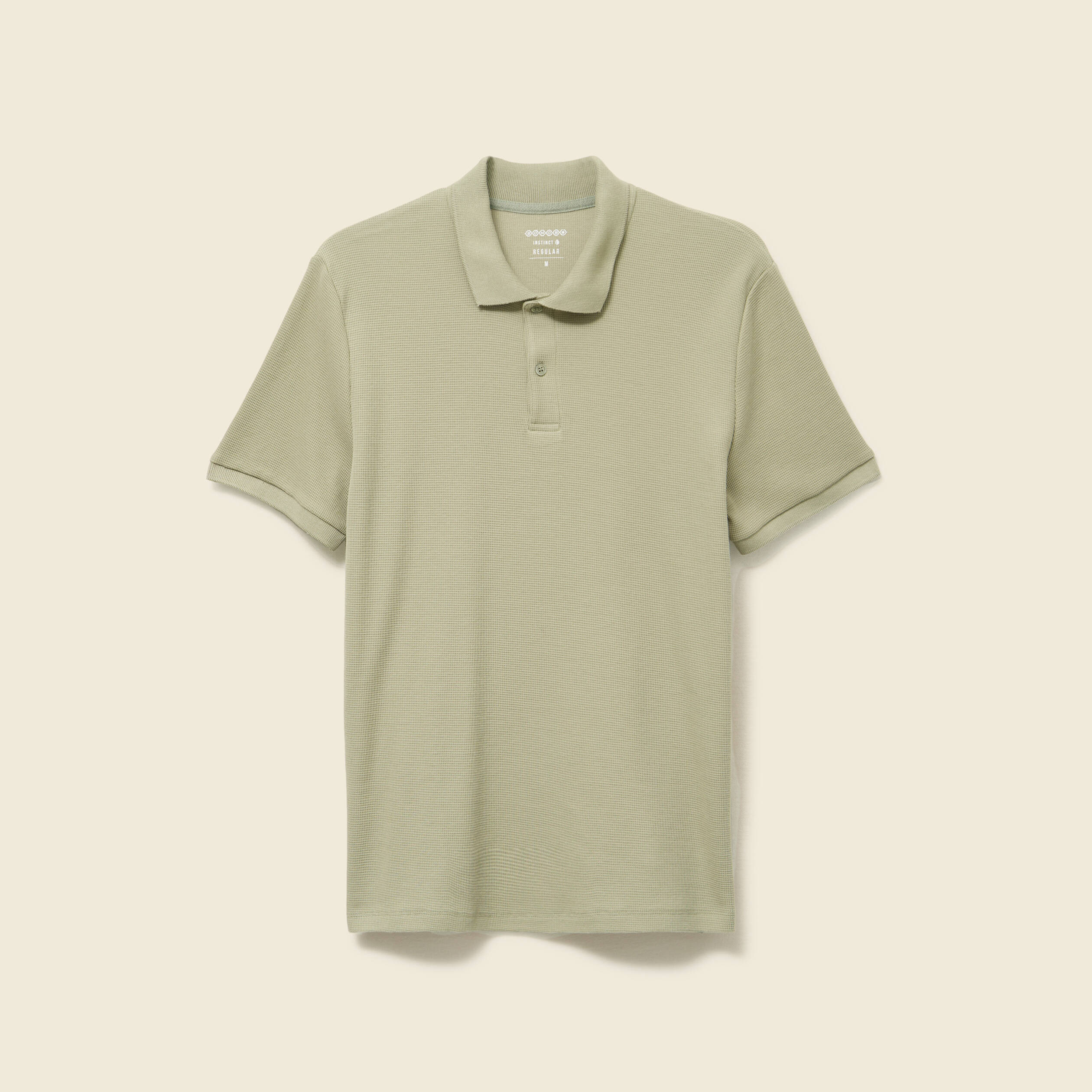 Polo col polo manches courtes en coton gris homme