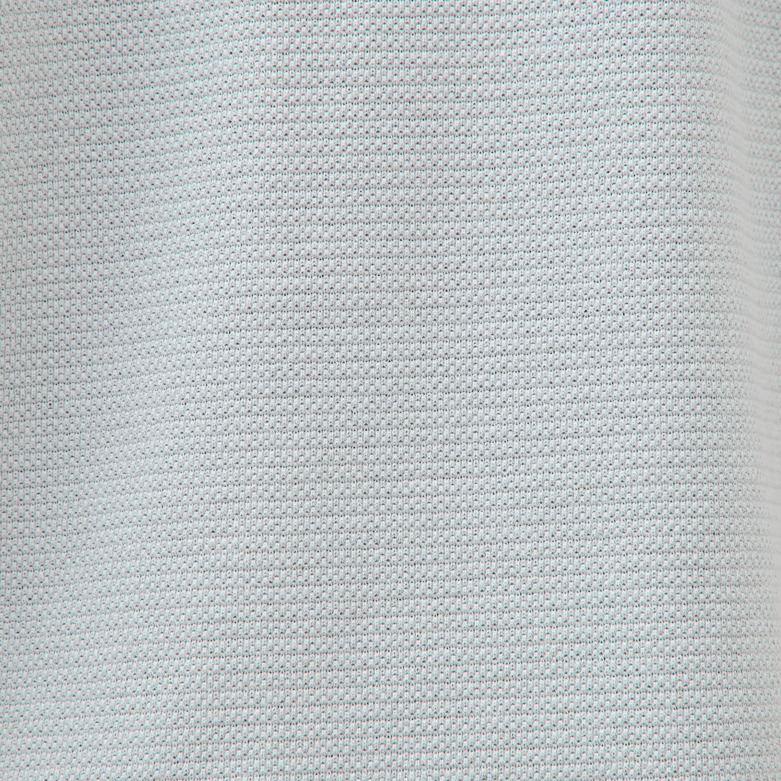 Polo manches courtes col cubain gris clair homme