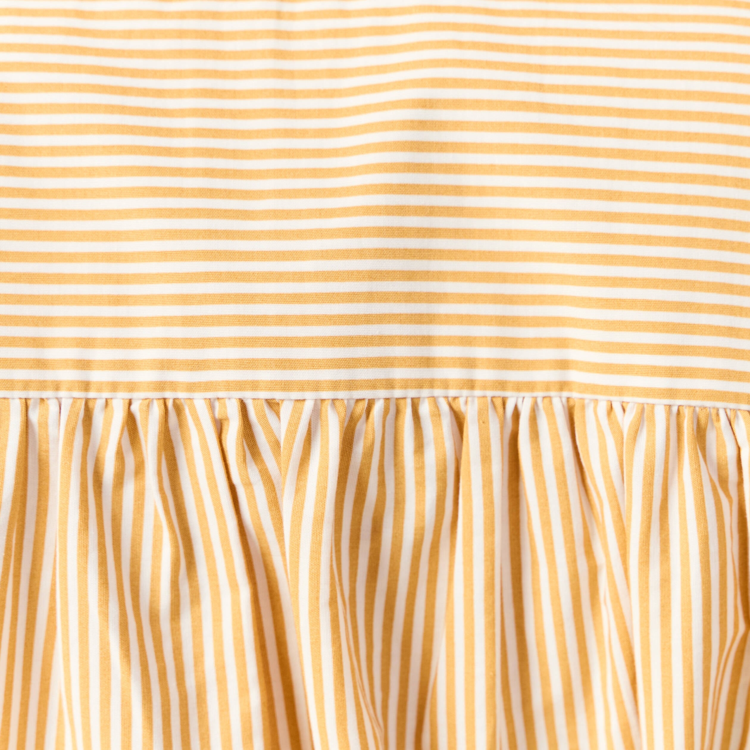 Robe droite ceintur&eacute;e jaune femme