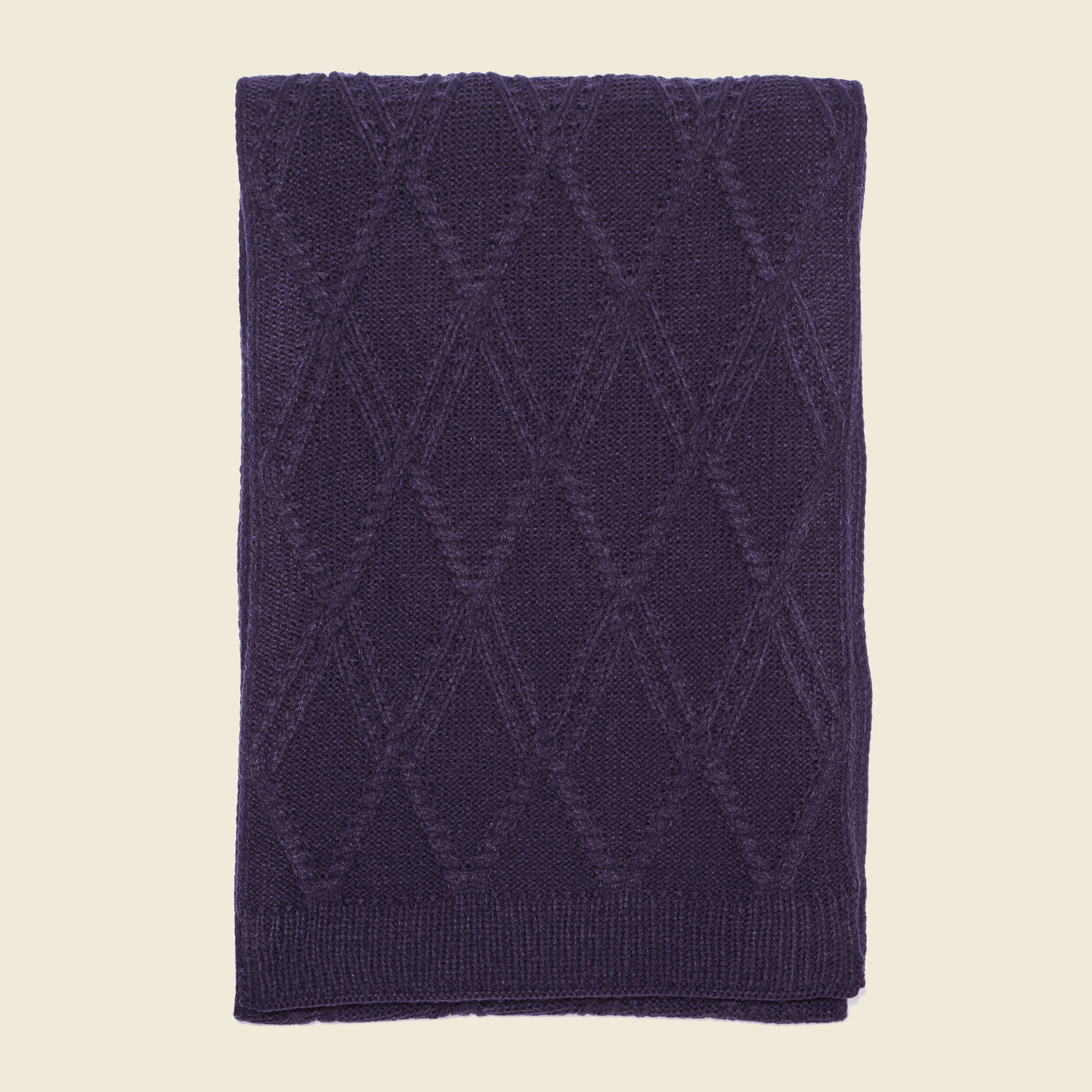 &Eacute;charpe tricot&eacute;e bleu marine homme
